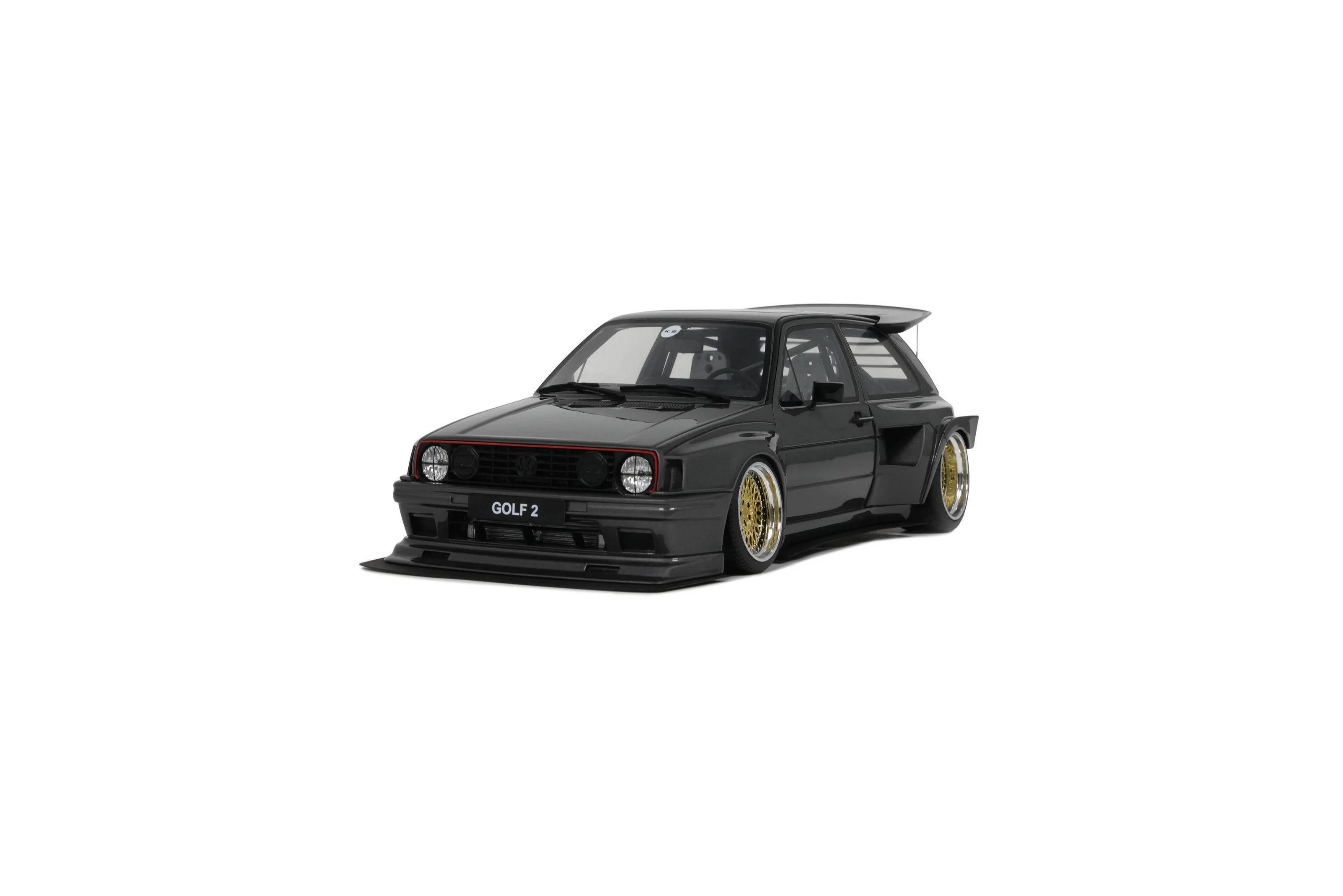 Otto 2021 Volkswagen Golf MK II GTi Khyzyl Saleem Ascot Grey Metallic 1:18 - Image 4