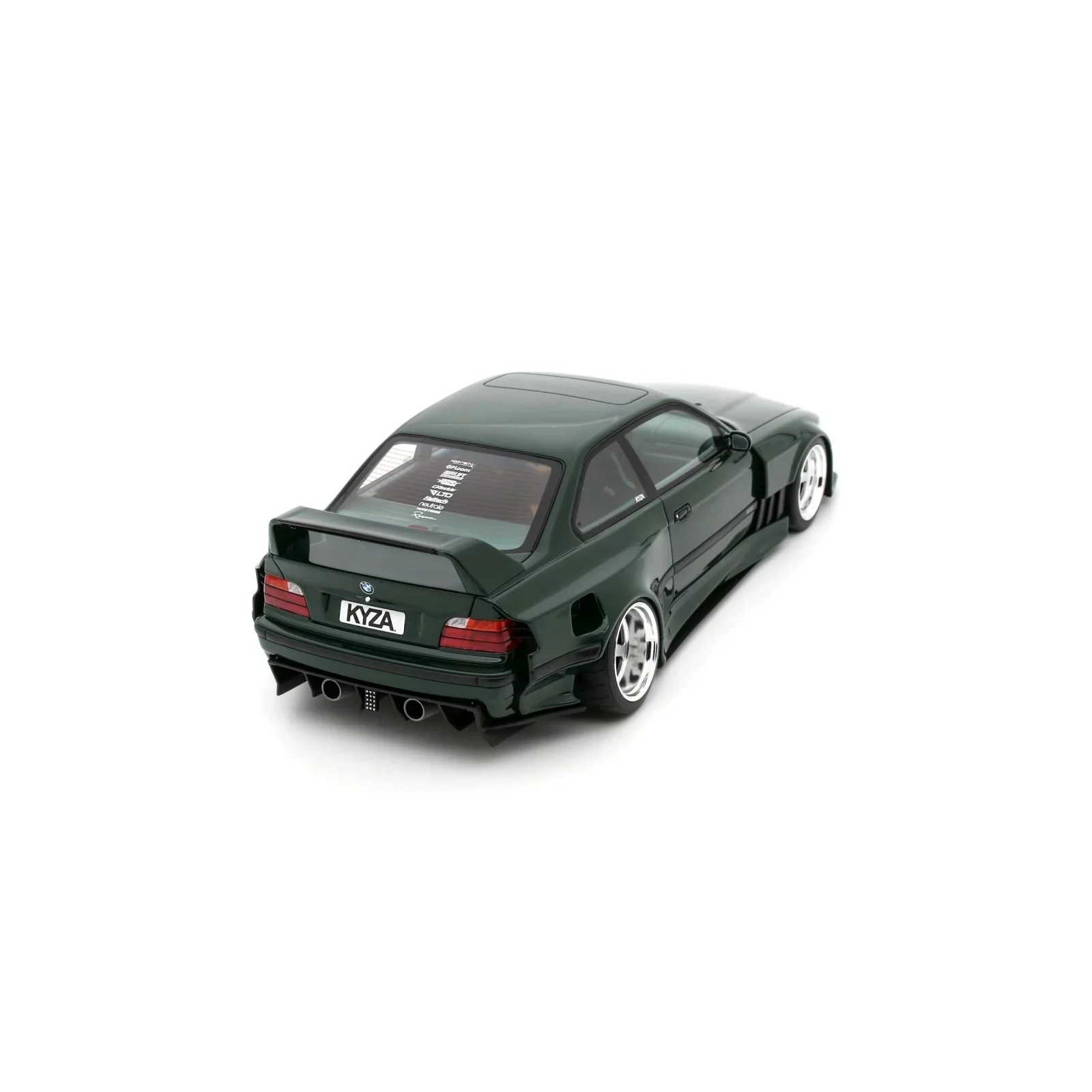 Otto 2022 BMW E36 M3 Khyzyl Saleem British Racing Green 1:18 - Image 7
