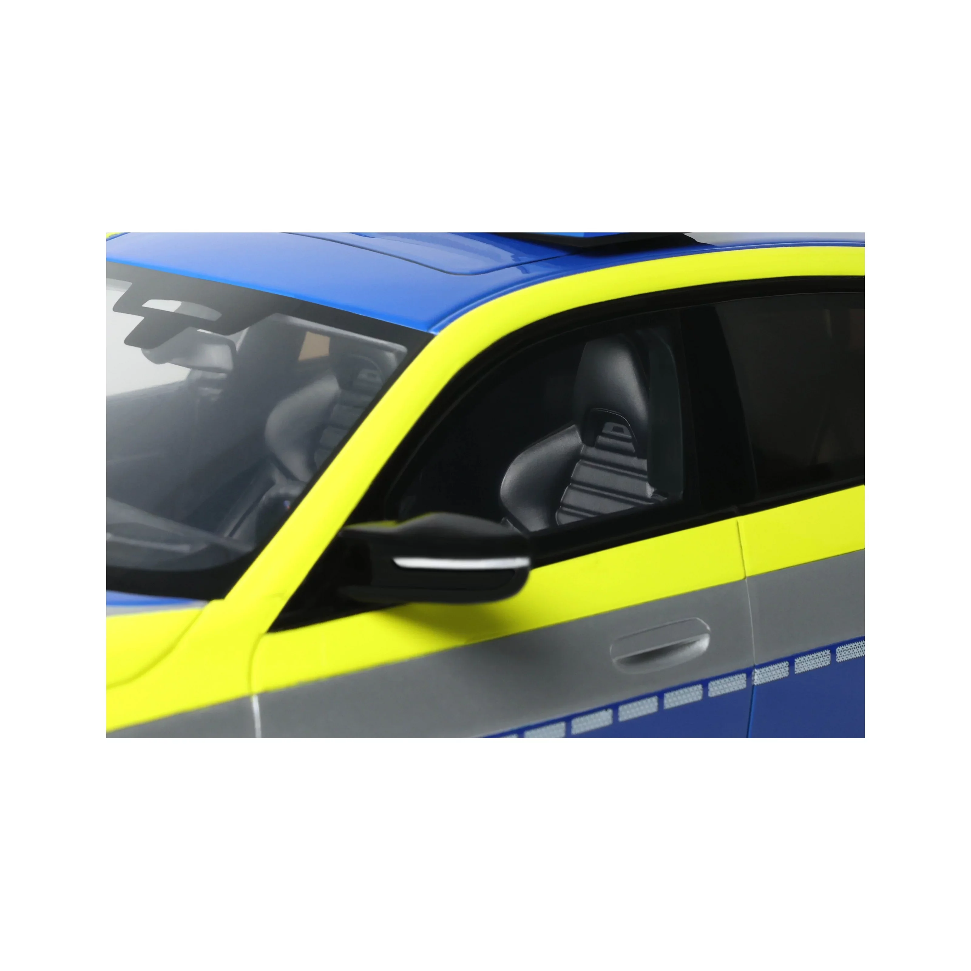 Otto 2022 BMW M4 (G82) AC Schnitzer ACS4 Polizei Blue Silver 1:18 - Image 11