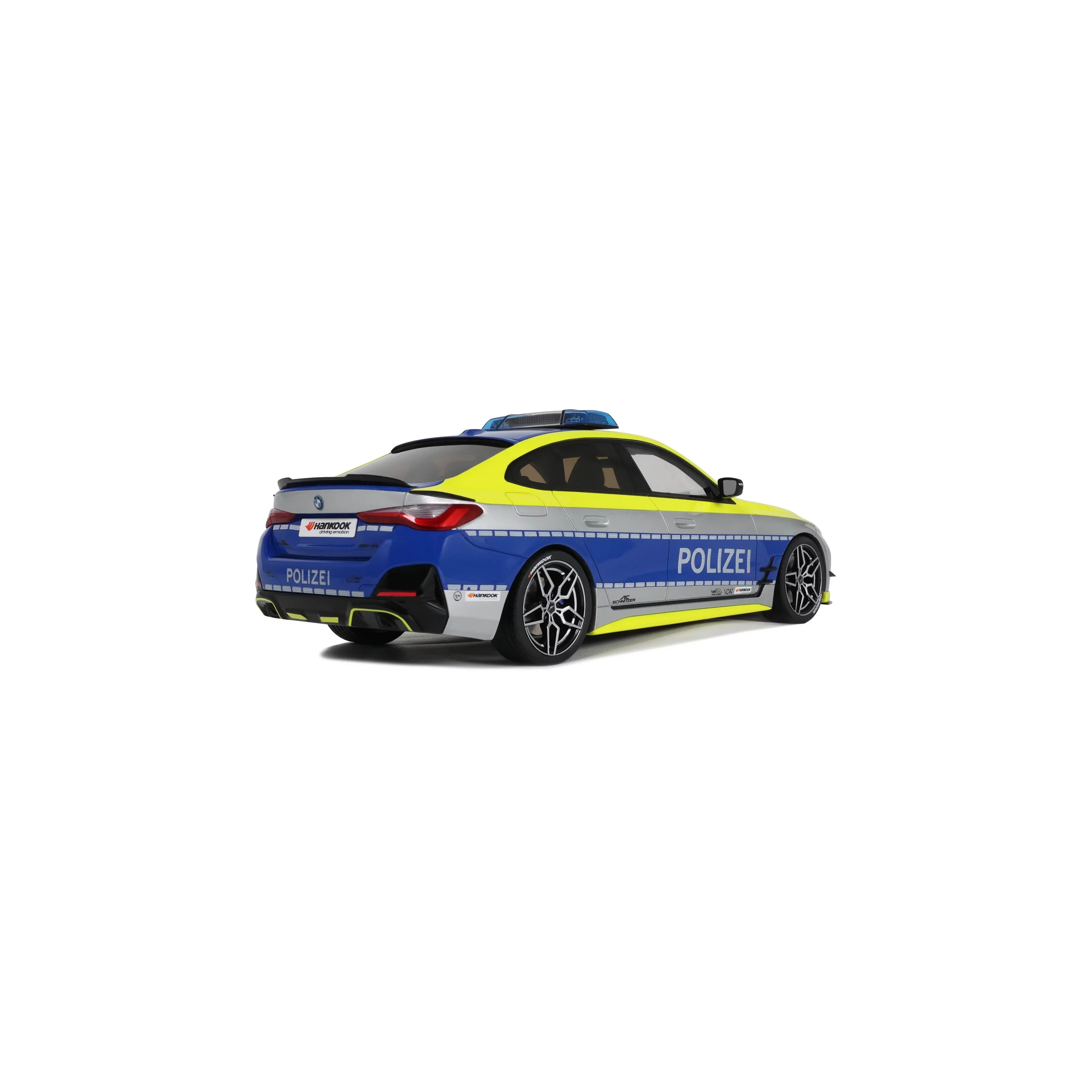 Otto 2022 BMW M4 (G82) AC Schnitzer ACS4 Polizei Blue Silver 1:18 - Image 2