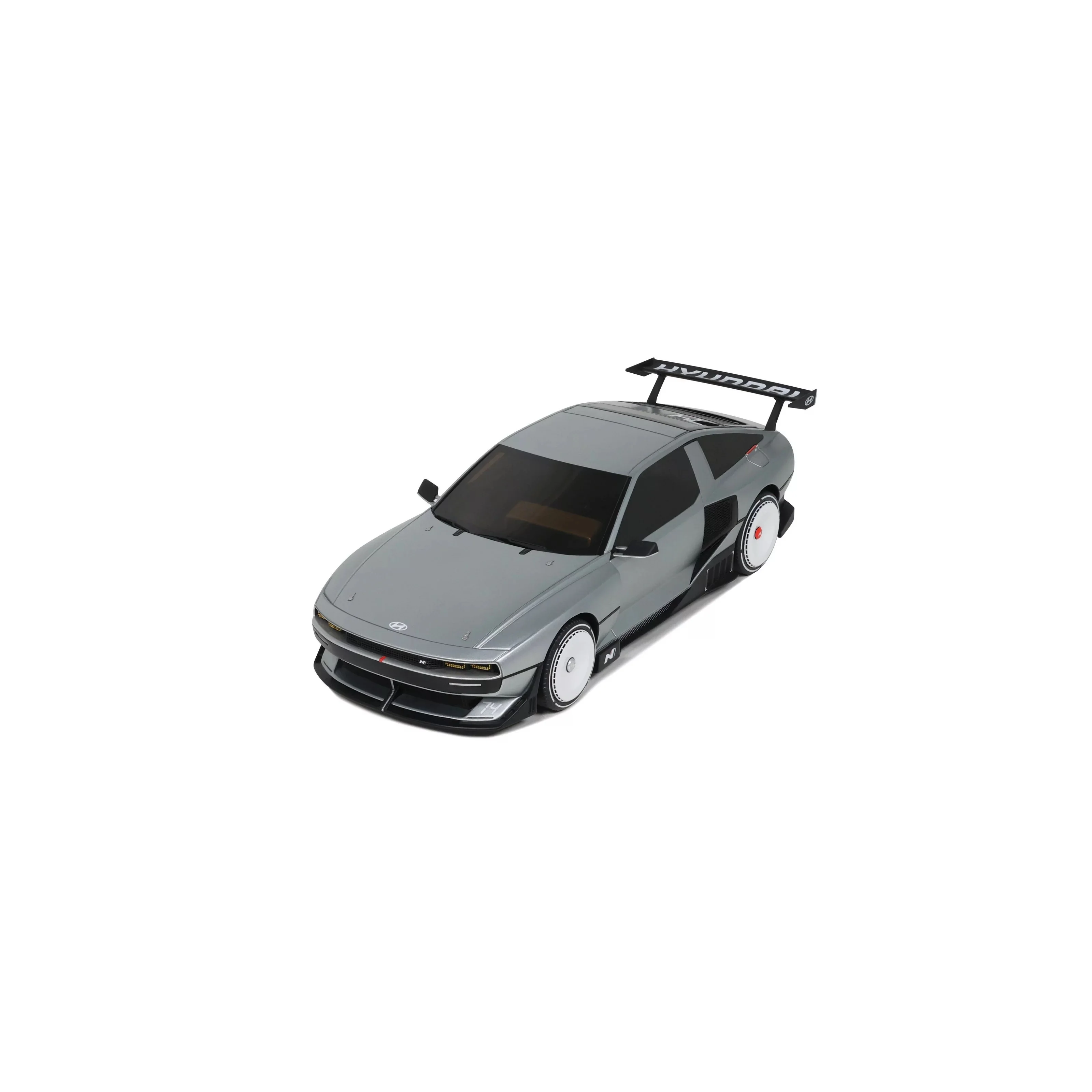 Otto 2022 Hyundai N Vision 74 Concept Car Matte Aluminum 1:18 - Image 6