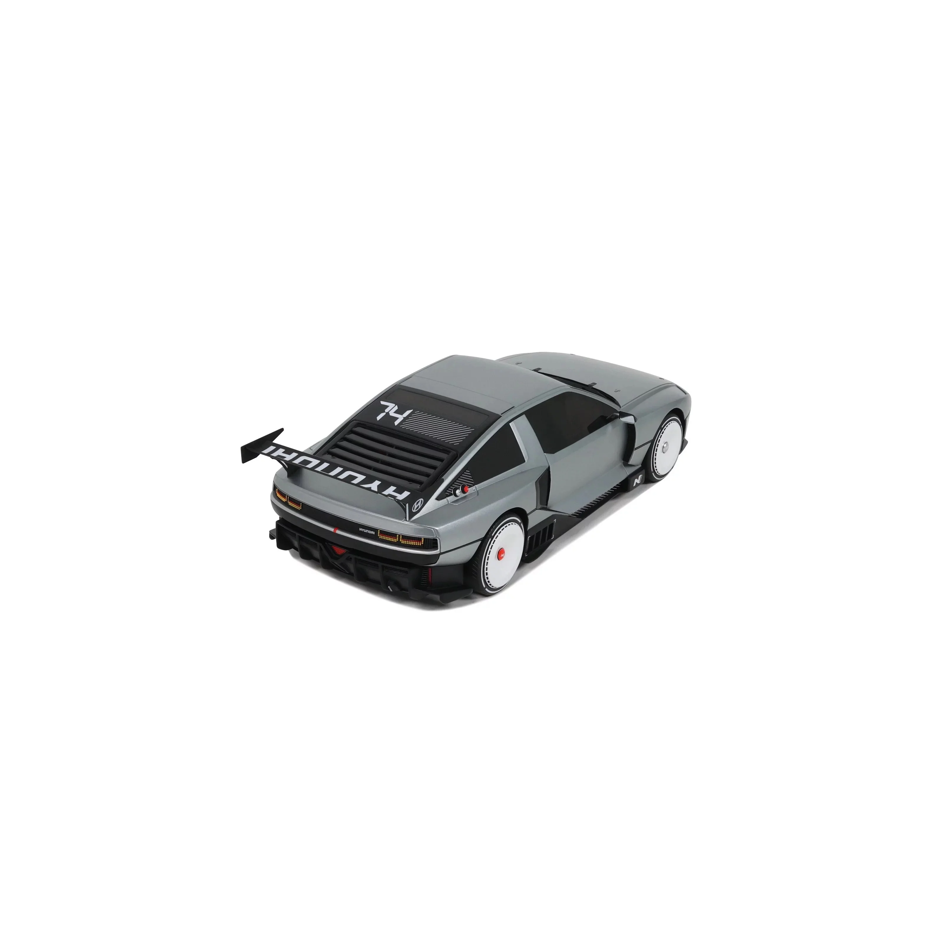 Otto 2022 Hyundai N Vision 74 Concept Car Matte Aluminum 1:18 - Image 7