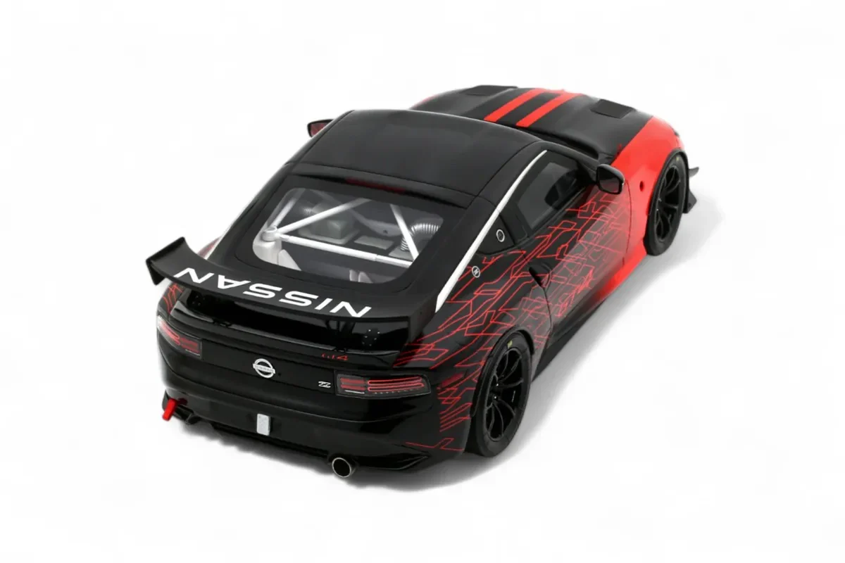 Otto 2022 Nissan 400 Z GT4 #23 SEMA Show 2022 Black and Red 1:18 - Image 10