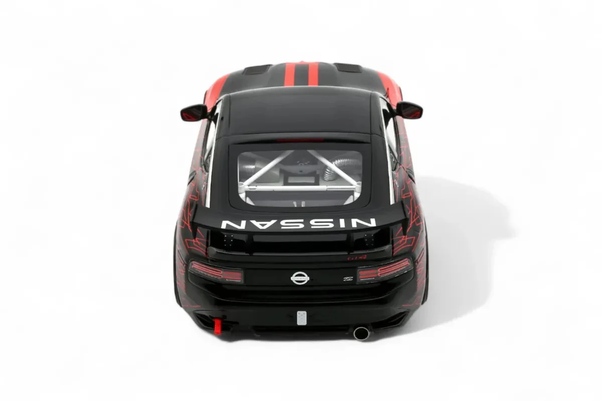 Otto 2022 Nissan 400 Z GT4 #23 SEMA Show 2022 Black and Red 1:18 - Image 12