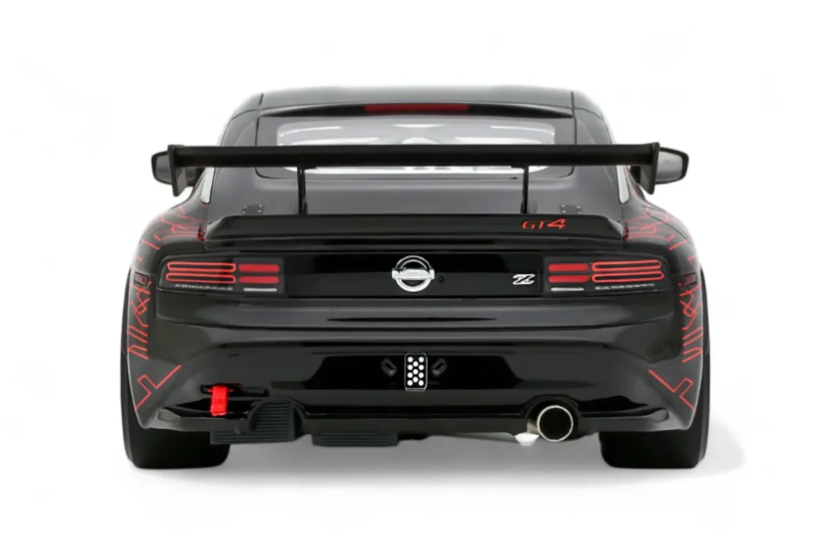 Otto 2022 Nissan 400 Z GT4 #23 SEMA Show 2022 Black and Red 1:18 - Image 8