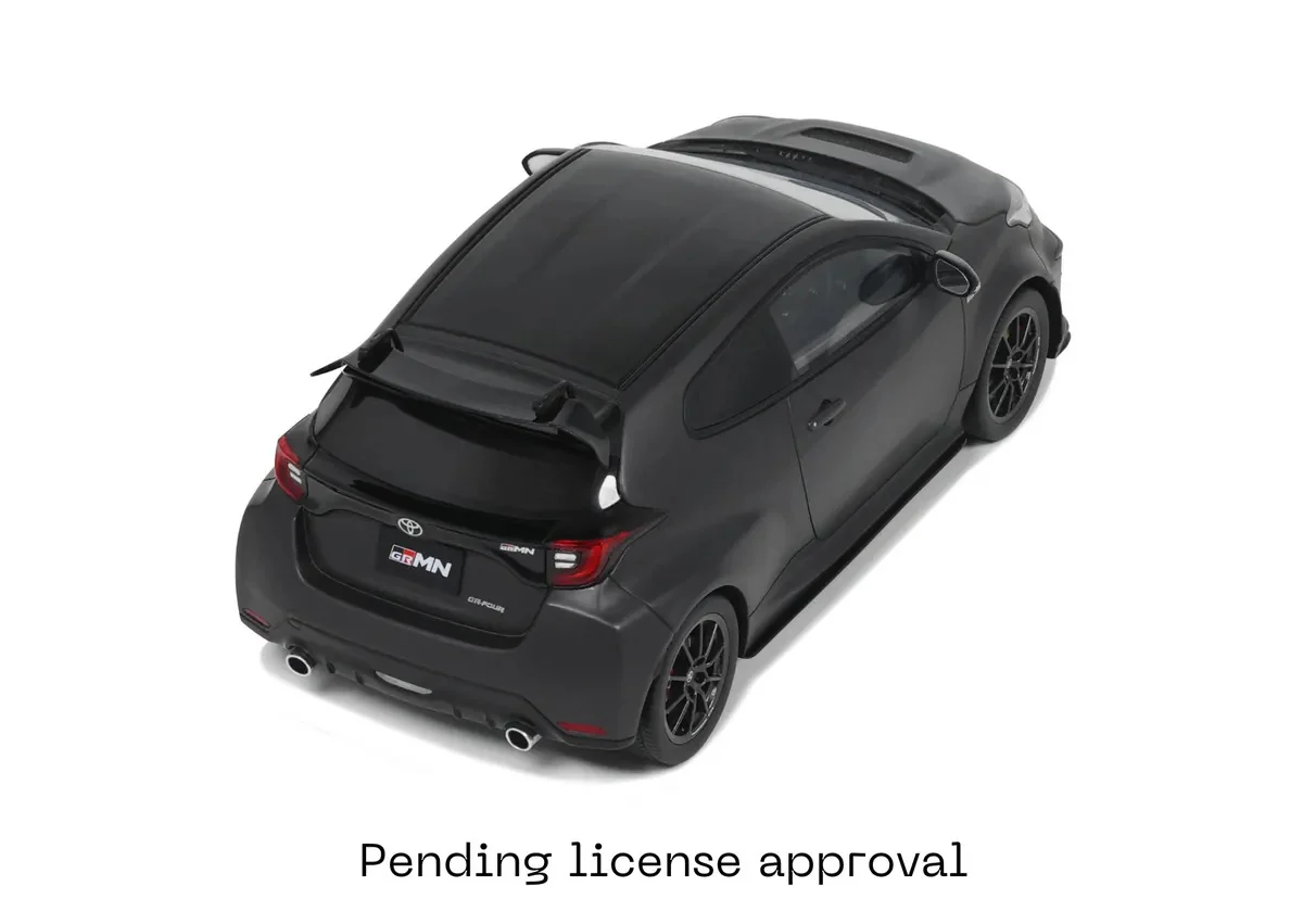 Otto 2022 Toyota Yaris GR (Circuit Pkg) RHD Matte Black 1:18 - Image 4