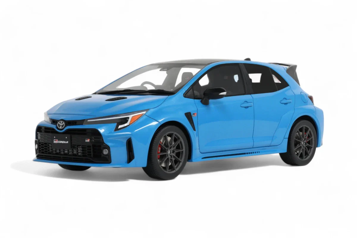 Otto 2023 Toyota Corolla GR Circuit Edition Flame Blue 1:18 - Image 3