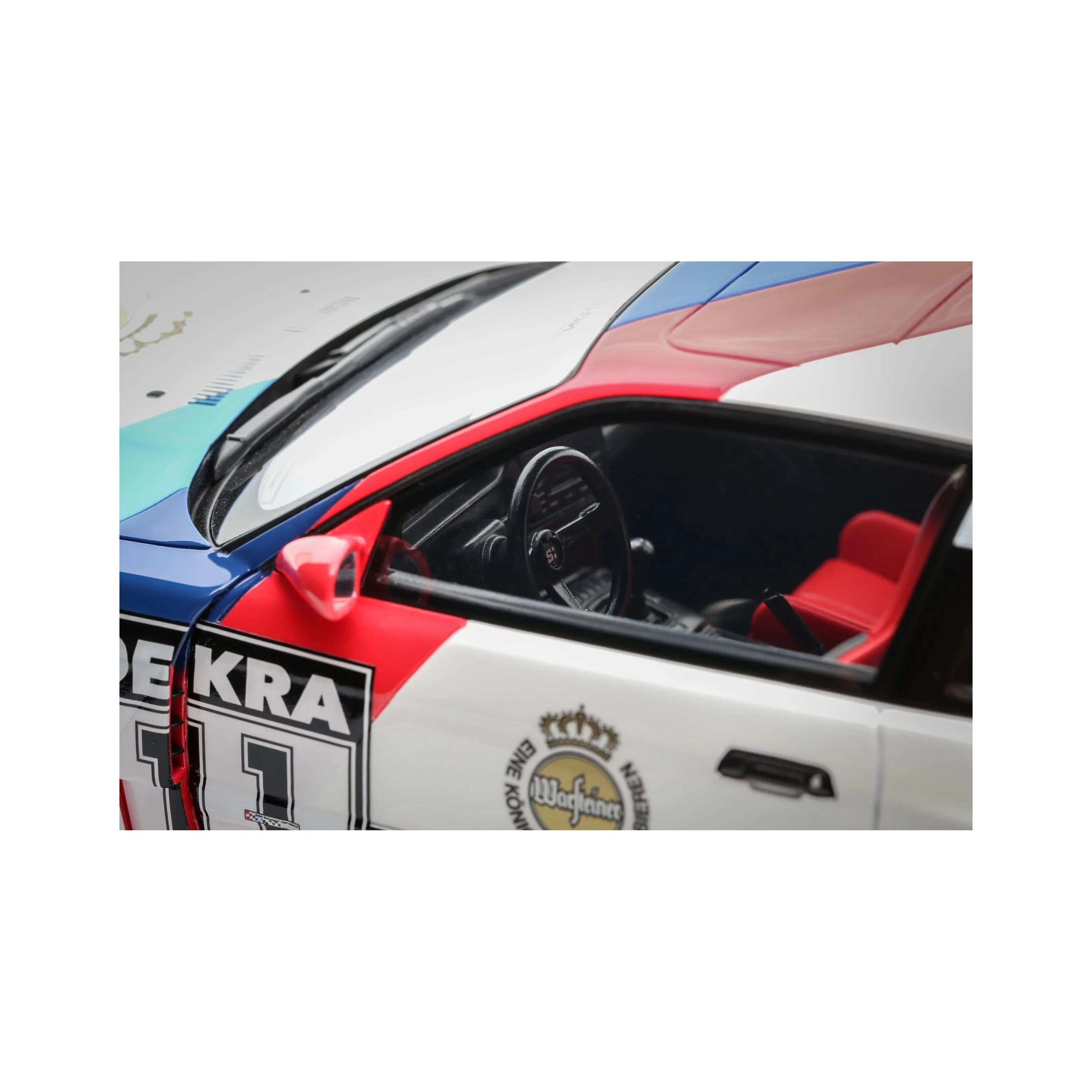 Otto 2024 BMW E36 M3 Khyzyl Saleem Kamiwaza DTM 1995 Alpine White 1:18 - Image 13