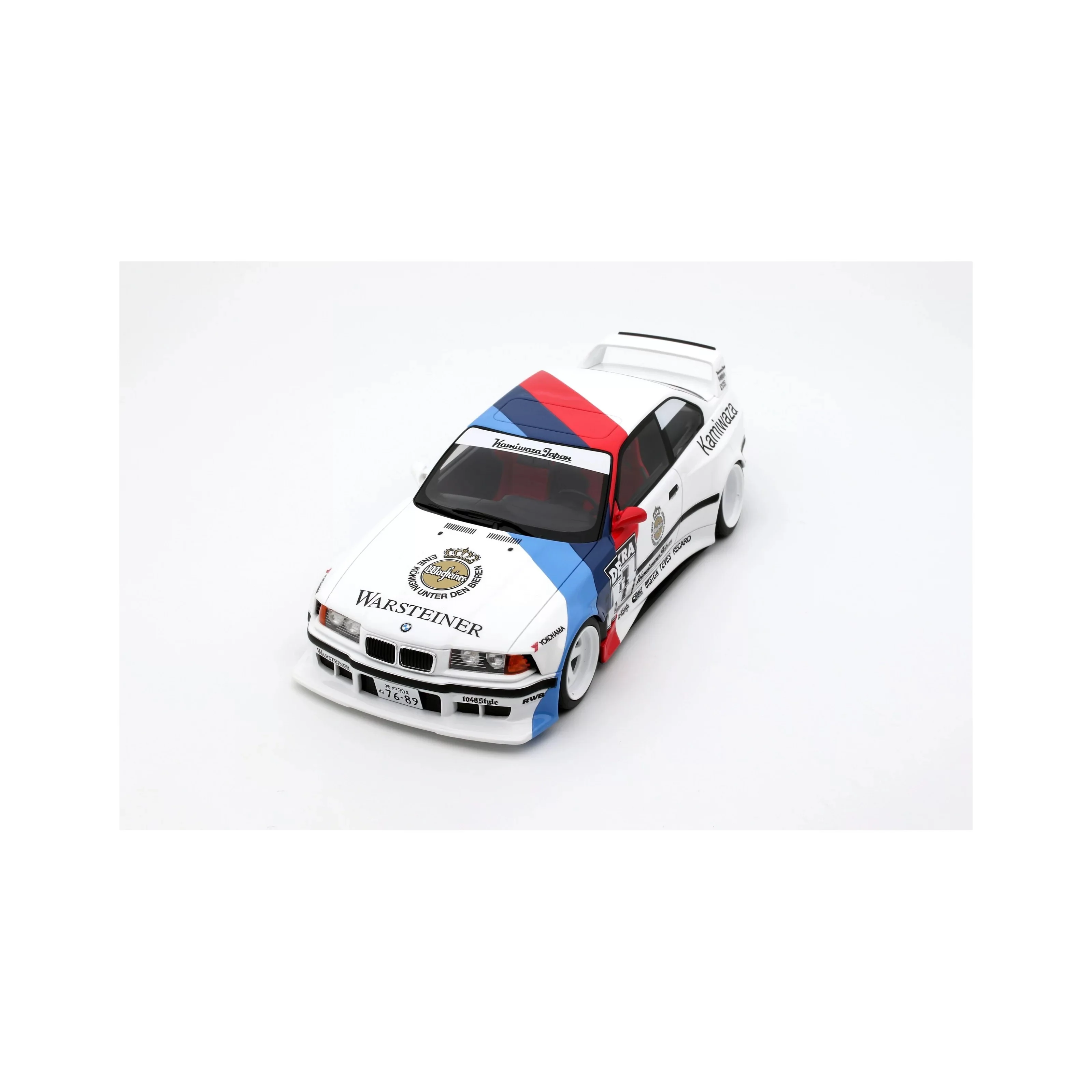 Otto 2024 BMW E36 M3 Khyzyl Saleem Kamiwaza DTM 1995 Alpine White 1:18 - Image 9