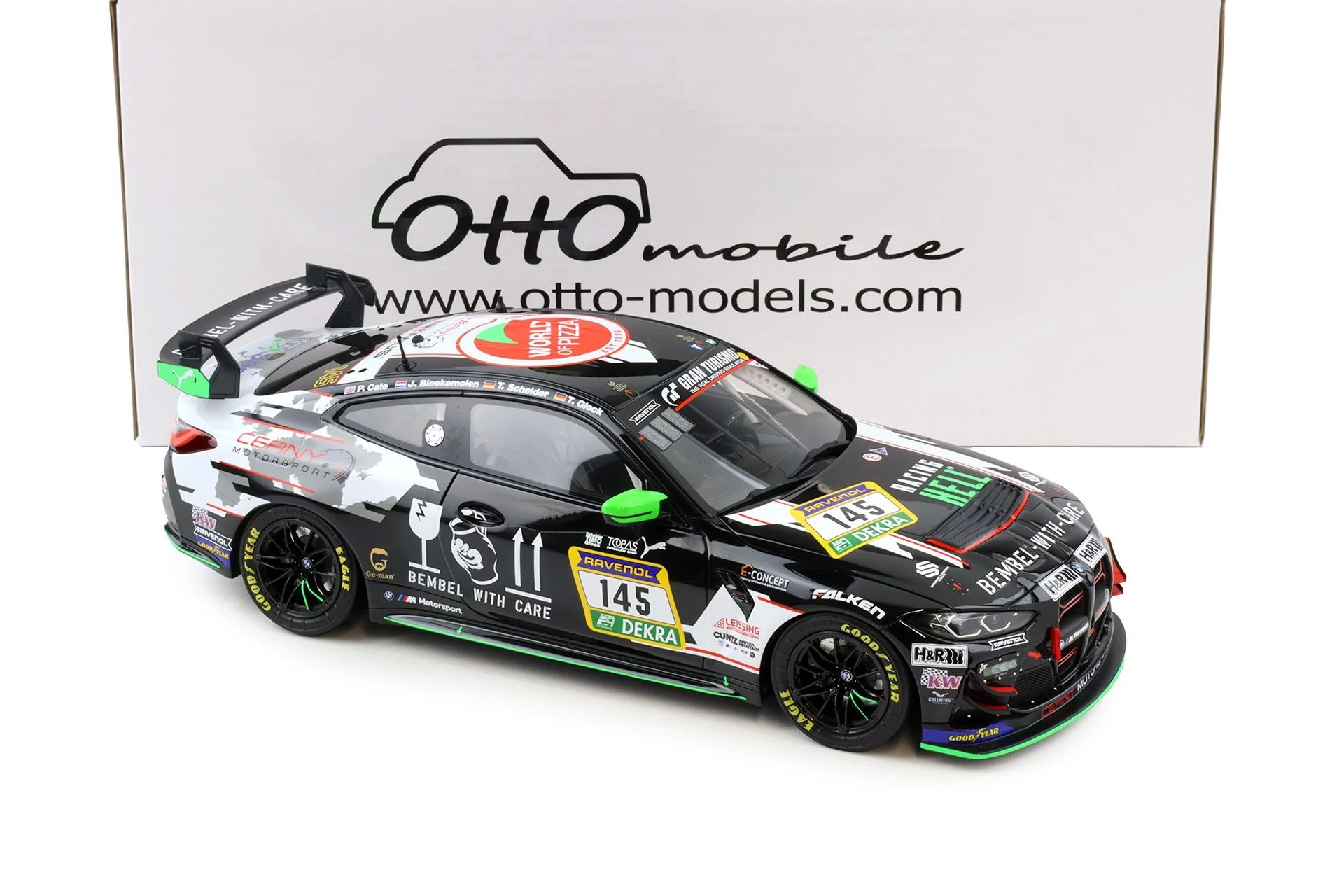 Otto 2024 BMW M4 GT4 #145 Cerny Motorsport DTM Season 2024 Black 1:18 - Image 2