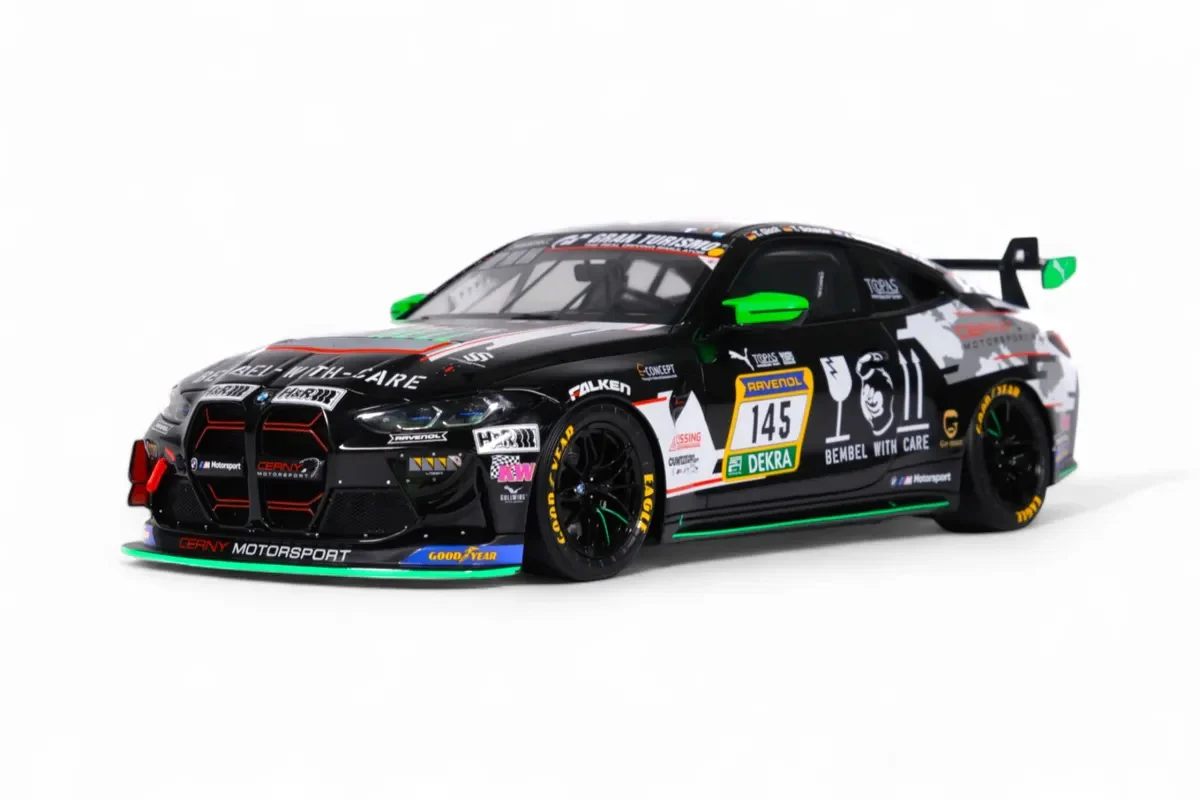 Otto 2024 BMW M4 GT4 #145 Cerny Motorsport DTM Season 2024 Black 1:18 - Image 4