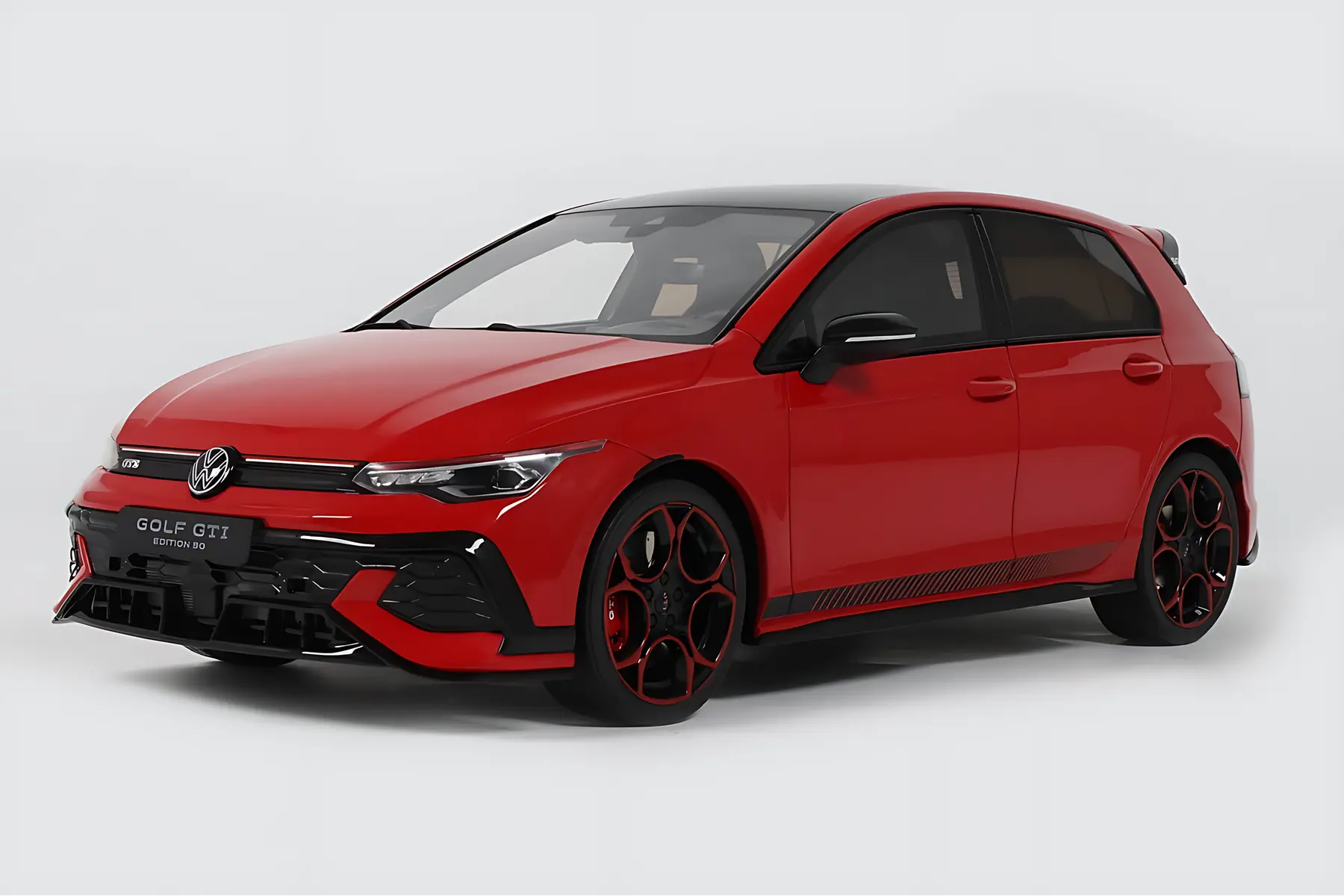 Otto 2024 Volkswagen Golf GTI MK8 50th Edition Tornado Red 1:18 - Image 5