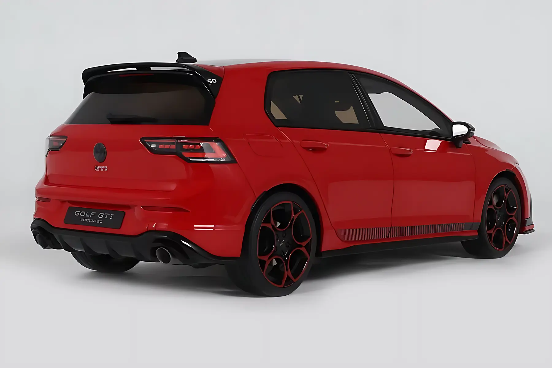 Otto 2024 Volkswagen Golf GTI MK8 50th Edition Tornado Red 1:18 - Image 6