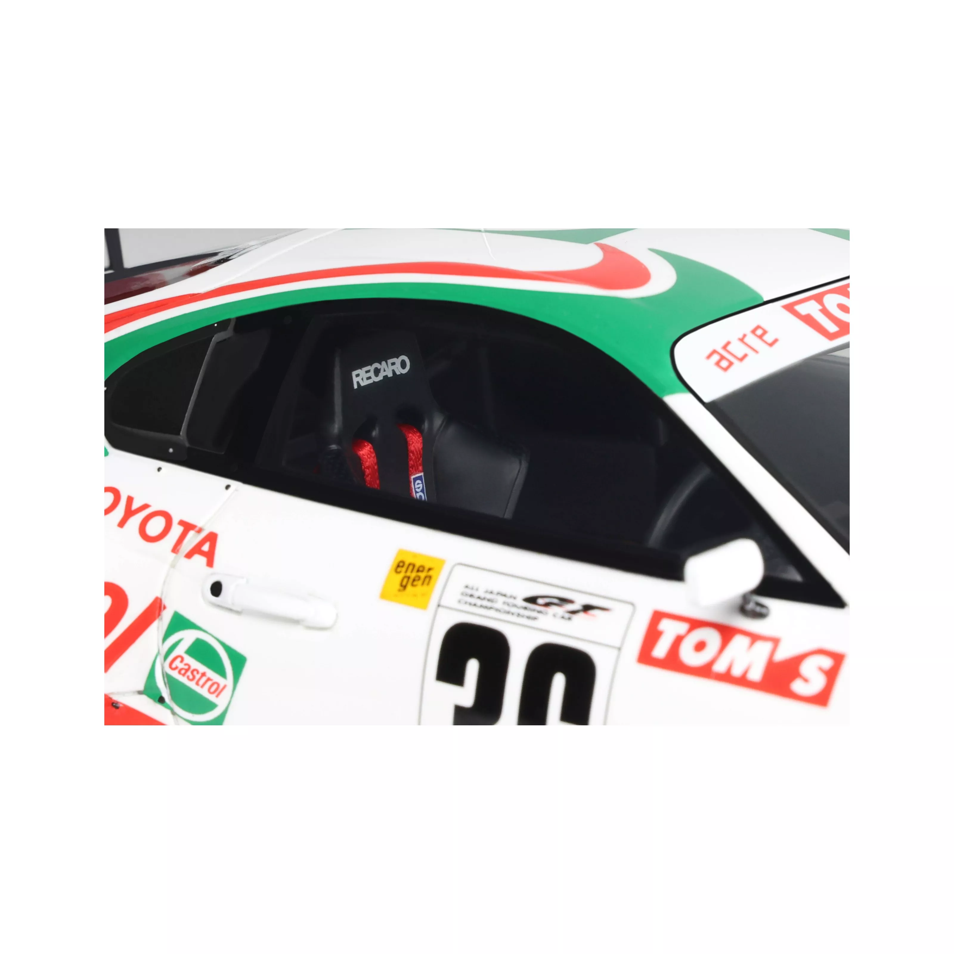 Otto 1997 Toyota Supra Racing GT500 (A80) JGTC No 36 White 1:18 - Image 11
