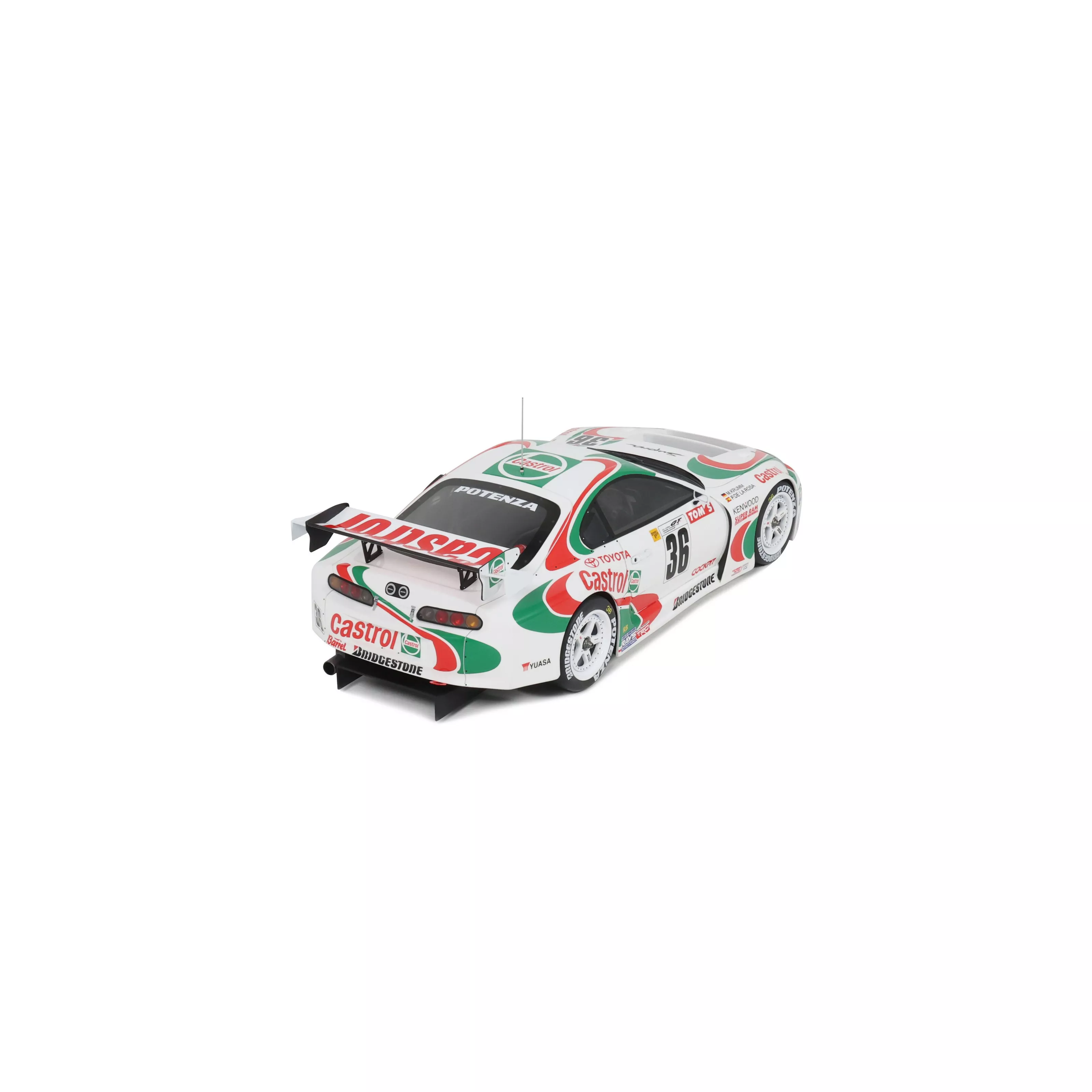 Otto 1997 Toyota Supra Racing GT500 (A80) JGTC No 36 White 1:18 - Image 7