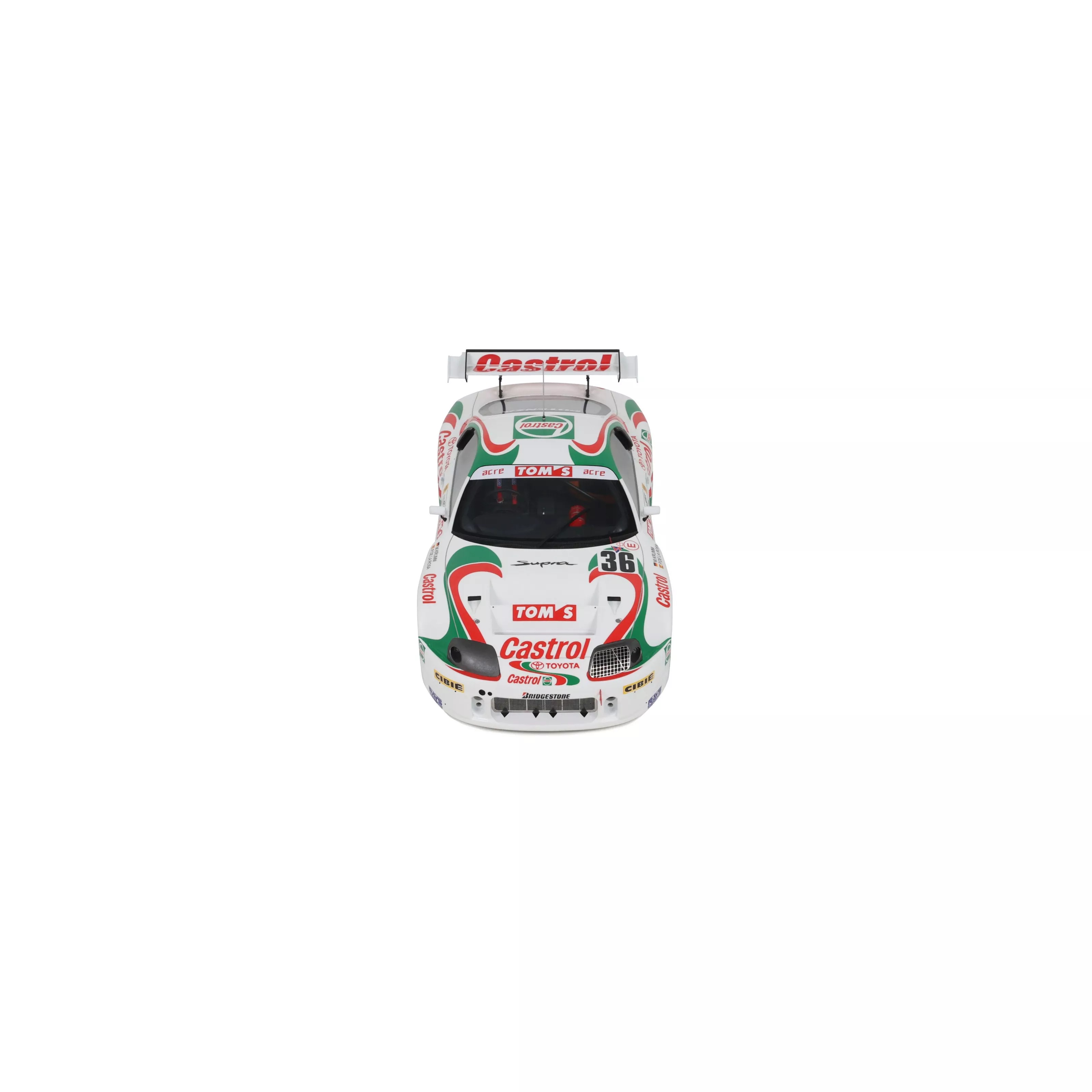 Otto 1997 Toyota Supra Racing GT500 (A80) JGTC No 36 White 1:18 - Image 8