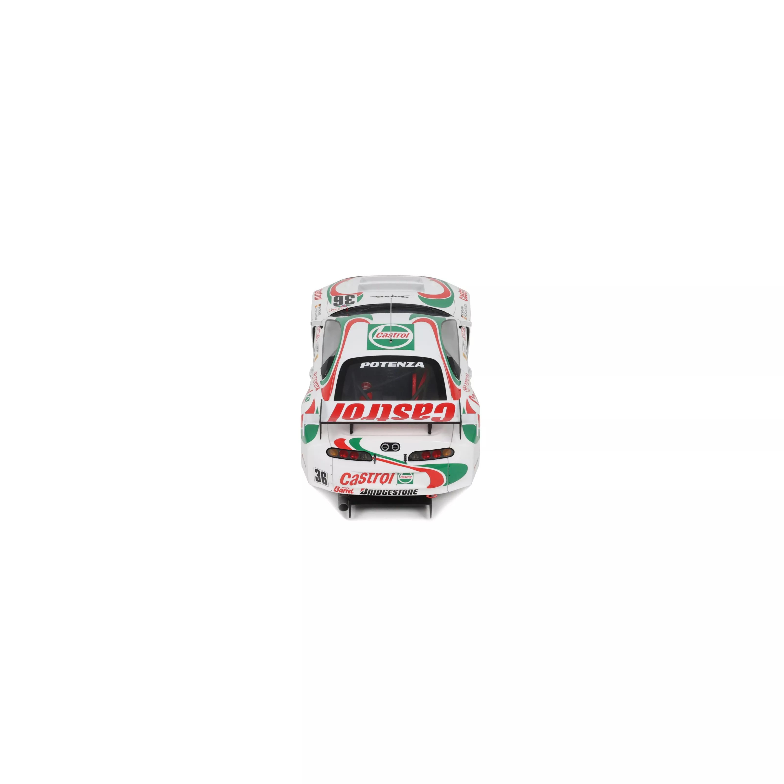 Otto 1997 Toyota Supra Racing GT500 (A80) JGTC No 36 White 1:18 - Image 9