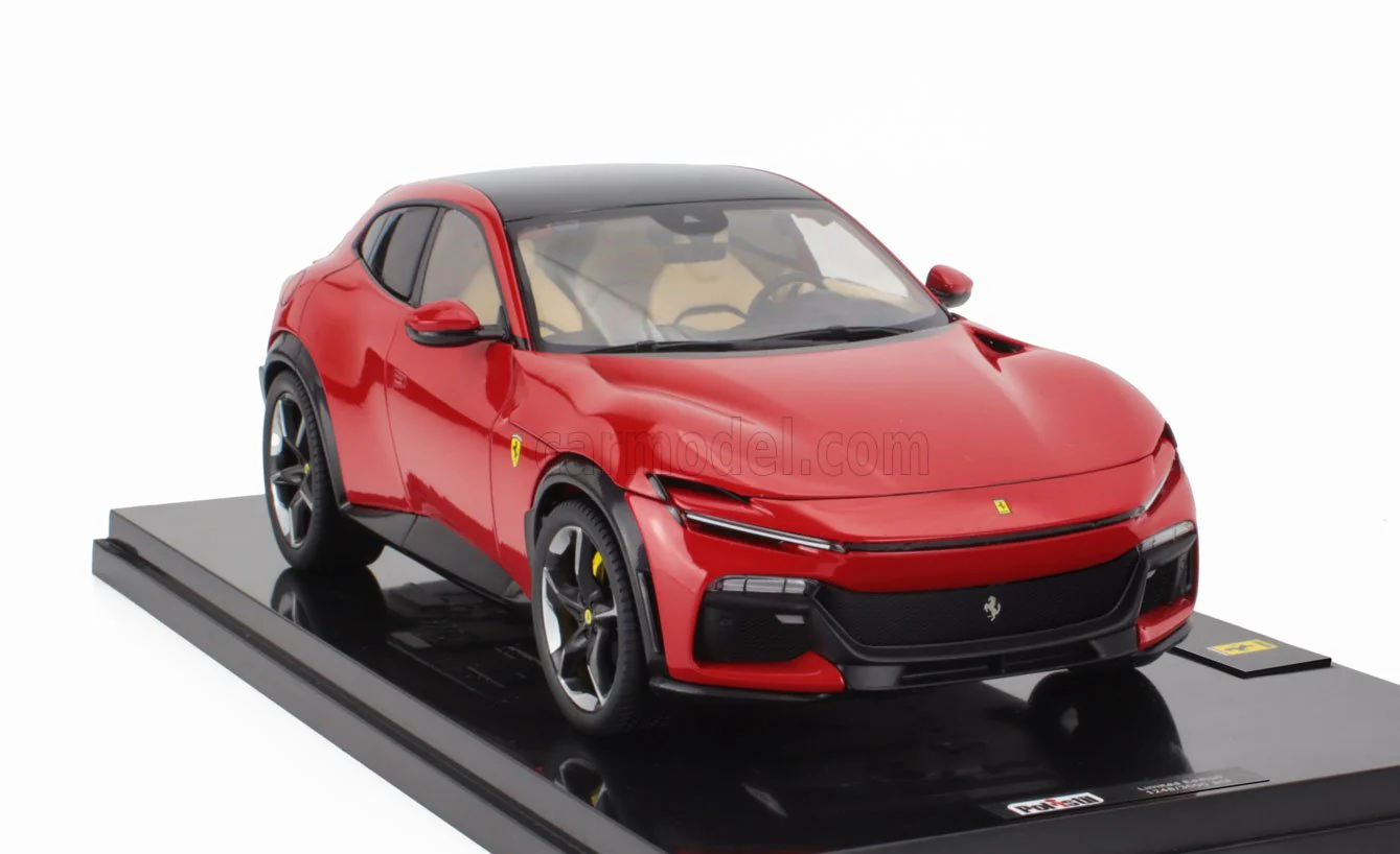 Polistil 2022 Ferrari Purosangue Rossa Corsa (Ferrari Red) High Fidelity WITH DISPLAY 1:18 - Image 5
