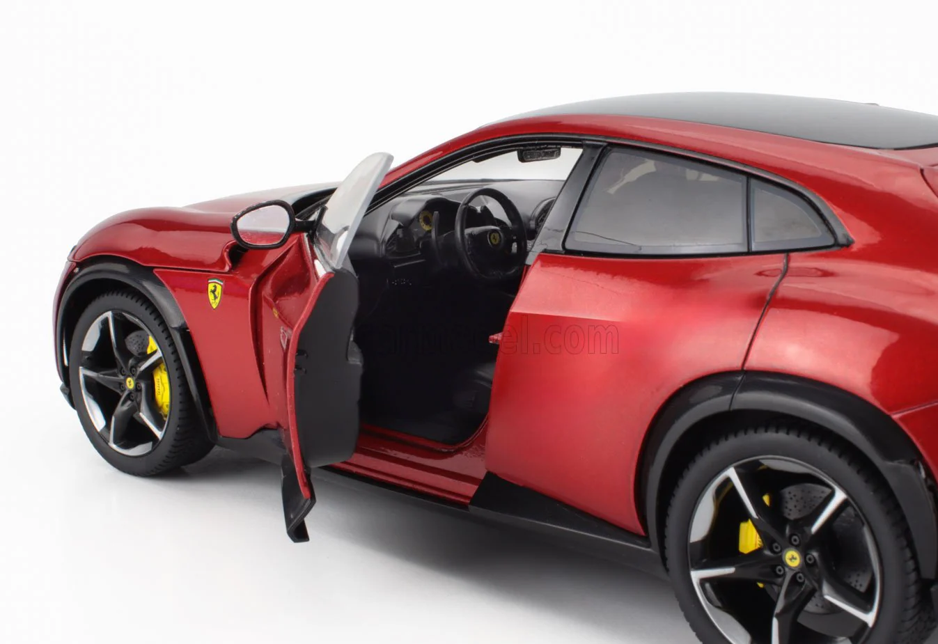 Polistil 2022 Ferrari Purosangue Rossa Magma (Red Metallic) High Fidelity WITH DISPLAY 1:18 - Image 8