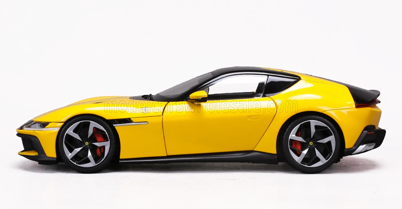 Polistil 2024 Ferrari 12Cilindri Giallo Modena (Yellow) High Fidelity 1:18 - Image 4