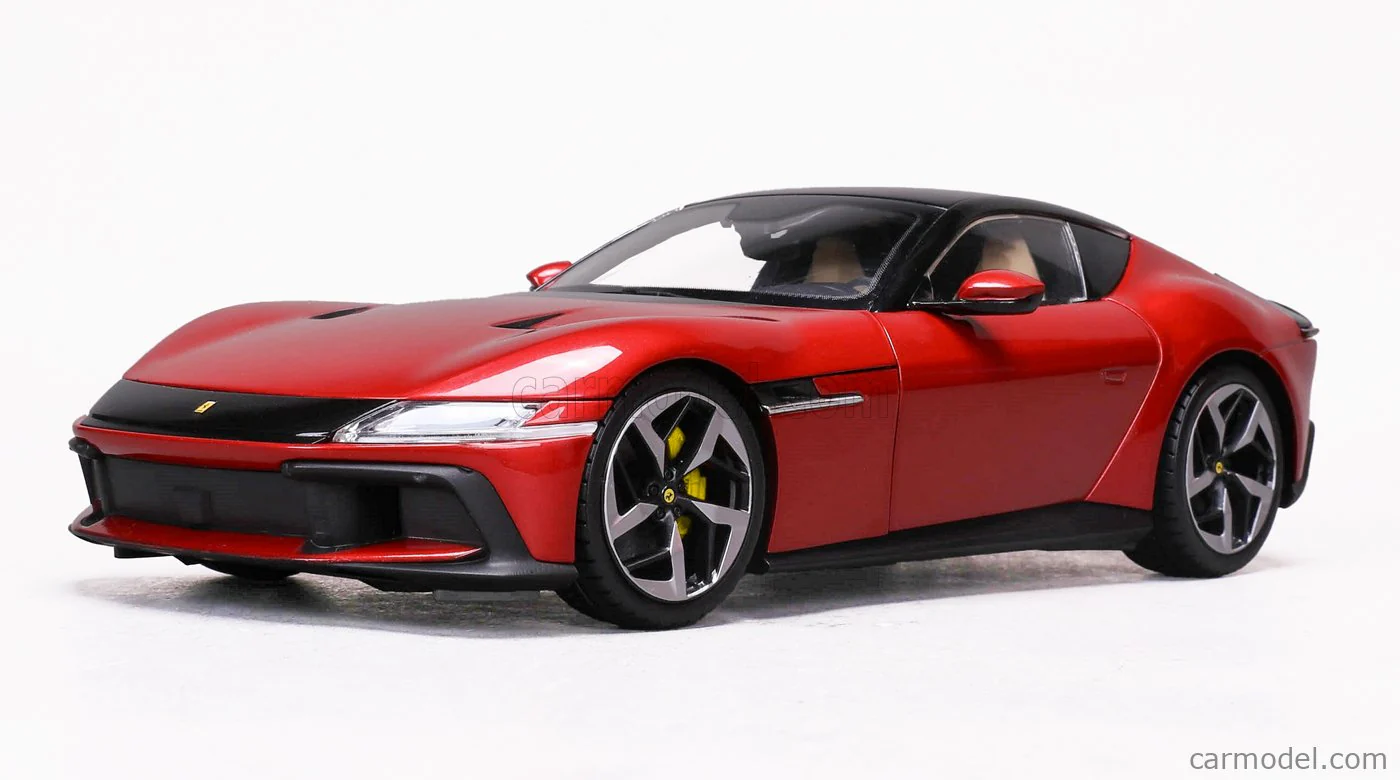Polistil 2024 Ferrari 12Cilindri Rosso Imola(Red Metallic) High Fidelity 1:18 - Image 3