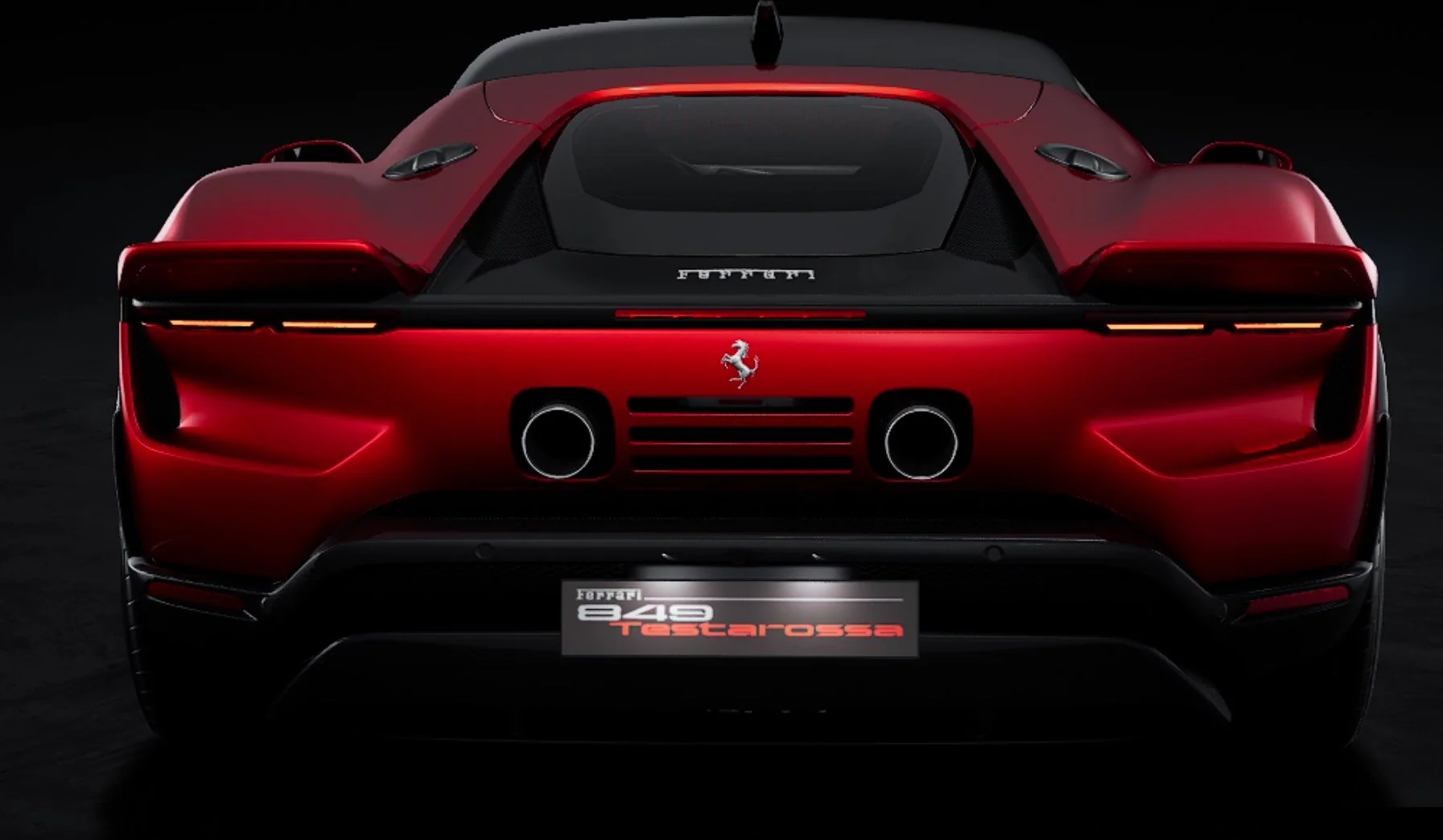 Polistil 2025 Ferrari 849 Testarossa Rosso Magma (Red Metallic) High Fidelity WITH DISPLAY 1:18 - Image 2