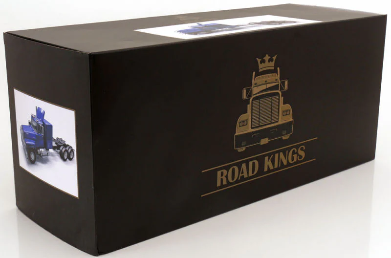 Road Kings 1974 Mack RL700 Tractor Truck Blue 1:18 - Image 3