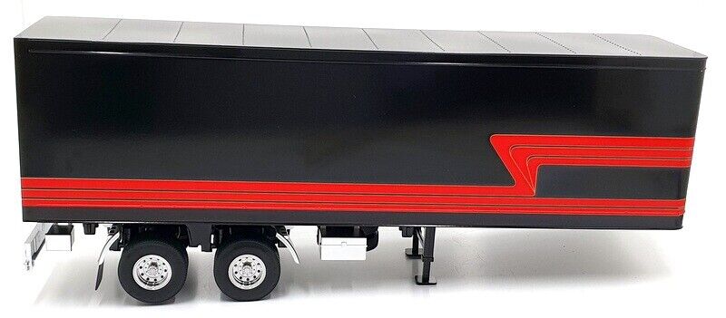Road Kings Semi Trailer Truck Black w/ Red Stripes 1:18 - Image 4