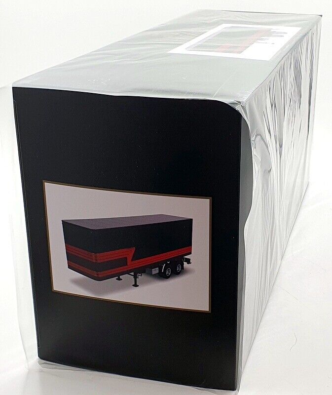Road Kings Semi Trailer Truck Black w/ Red Stripes 1:18 - Image 5