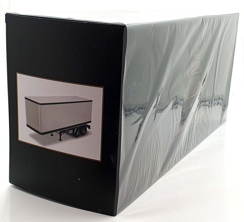 Road Kings Semi Trailer Truck White w/ Black Trim 1:18 - Image 6