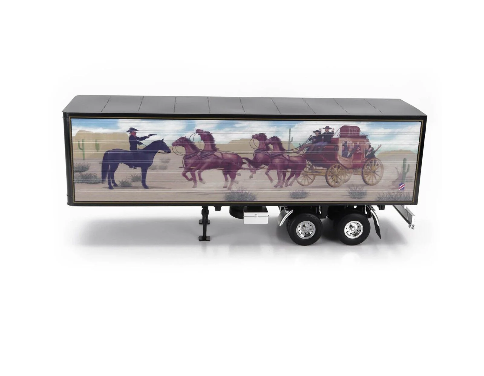 Road Kings Trailer Truck Smokey & the Bandit Black & Gold 1:18 - Image 3
