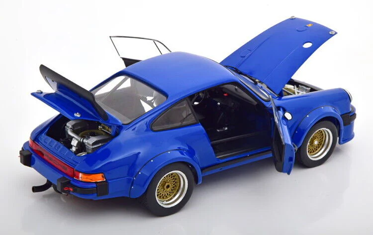Schuco 1976 Porsche 911 934 RSR 3.0 Turbo Monaco Blue 1:18 - Image 10