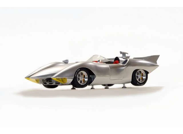 Schwyn Haas Hamilton Speed Racer PReMo Series 4 Silver Metallic Version 1:18 - Image 5