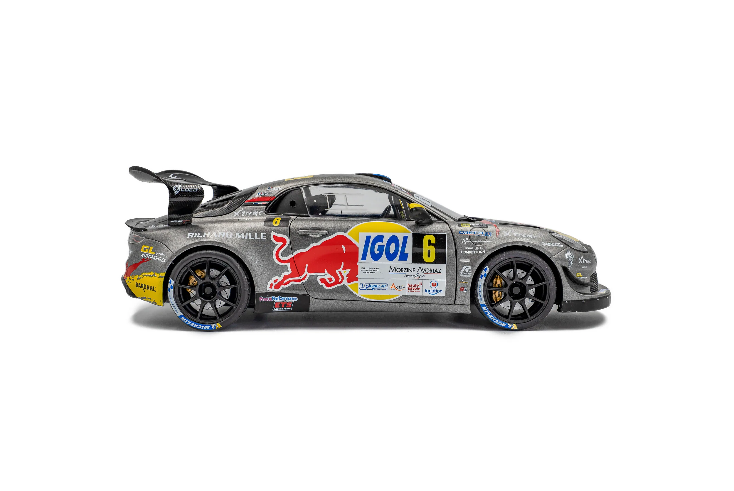 Solido 1:18 2024 Alpine A110 RGT+ #6 Rallye Du Mont Blanc 2024 1:18 - Image 5
