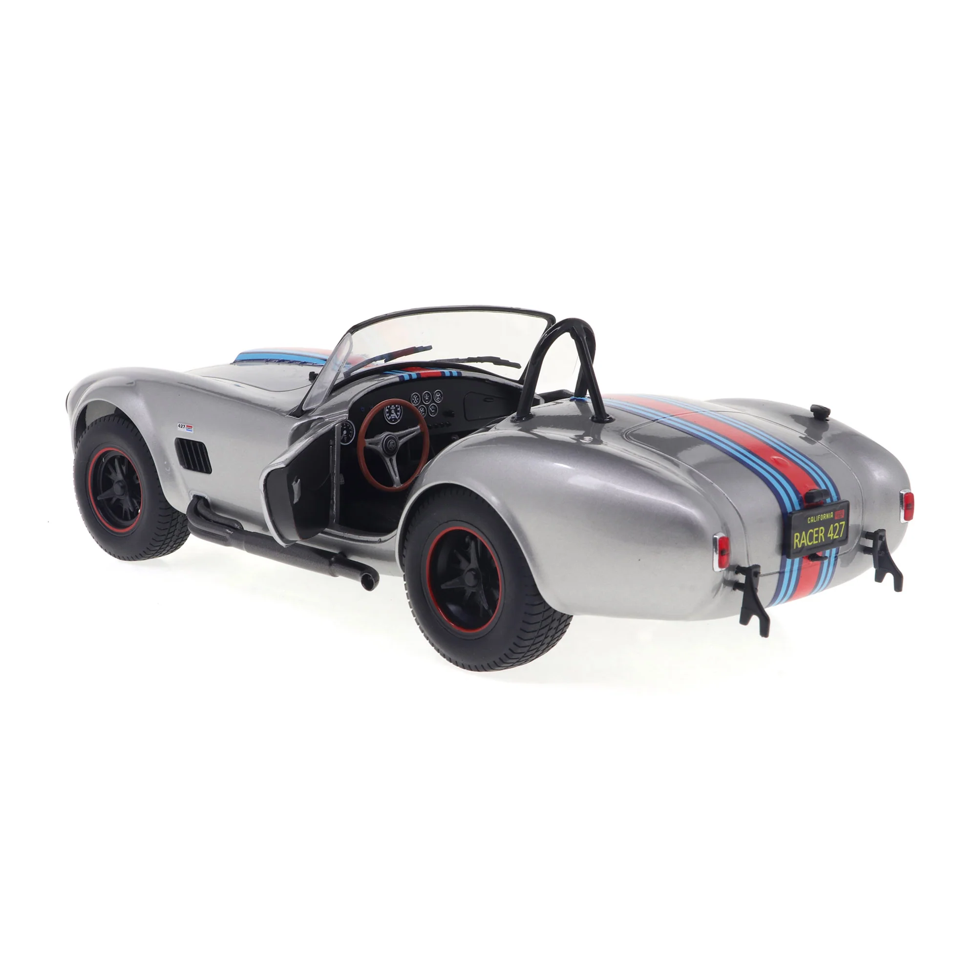 Solido 1965 Shelby Cobra 427 Mkii Solido Works M Racing Silver 1:18 - Image 11