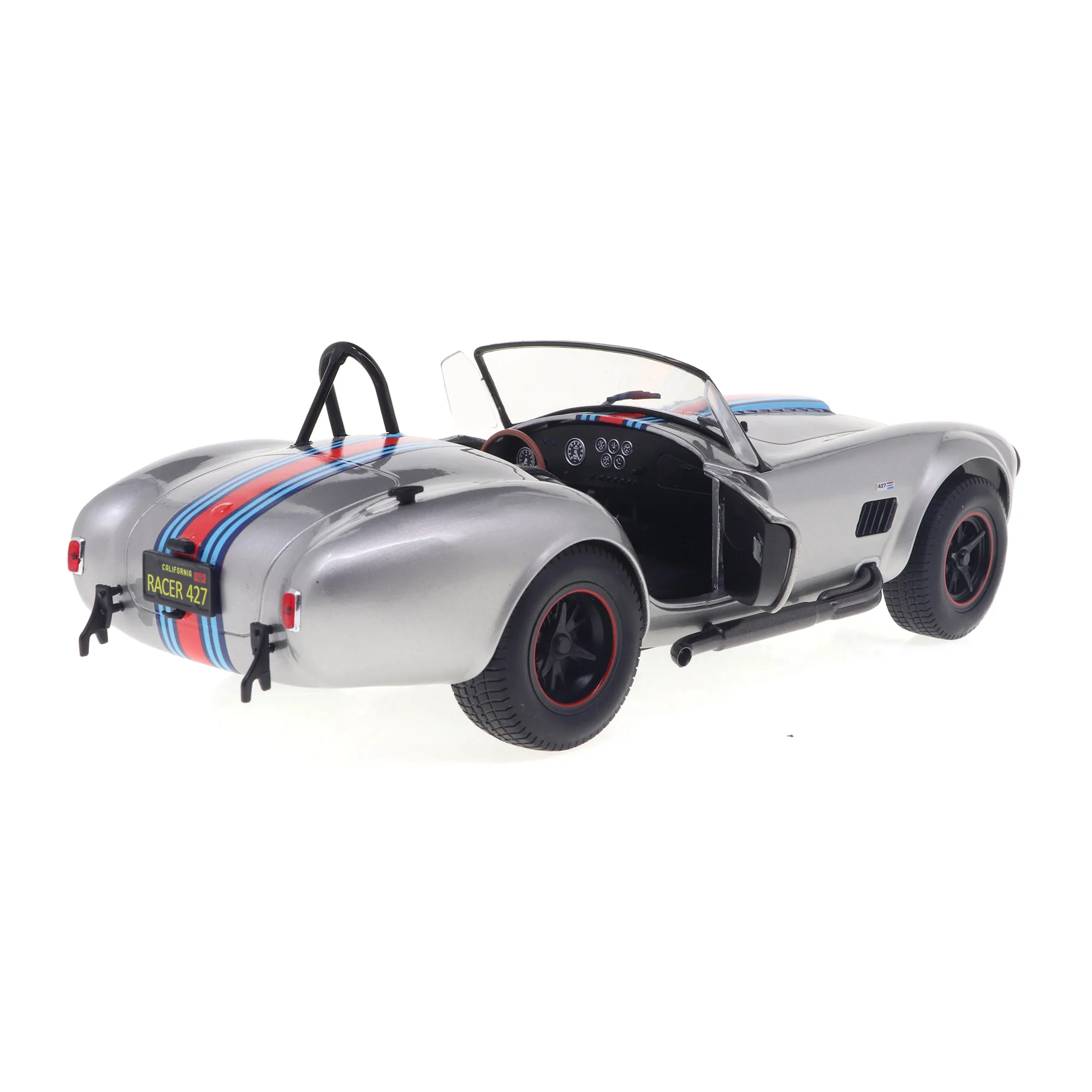 Solido 1965 Shelby Cobra 427 Mkii Solido Works M Racing Silver 1:18 - Image 12