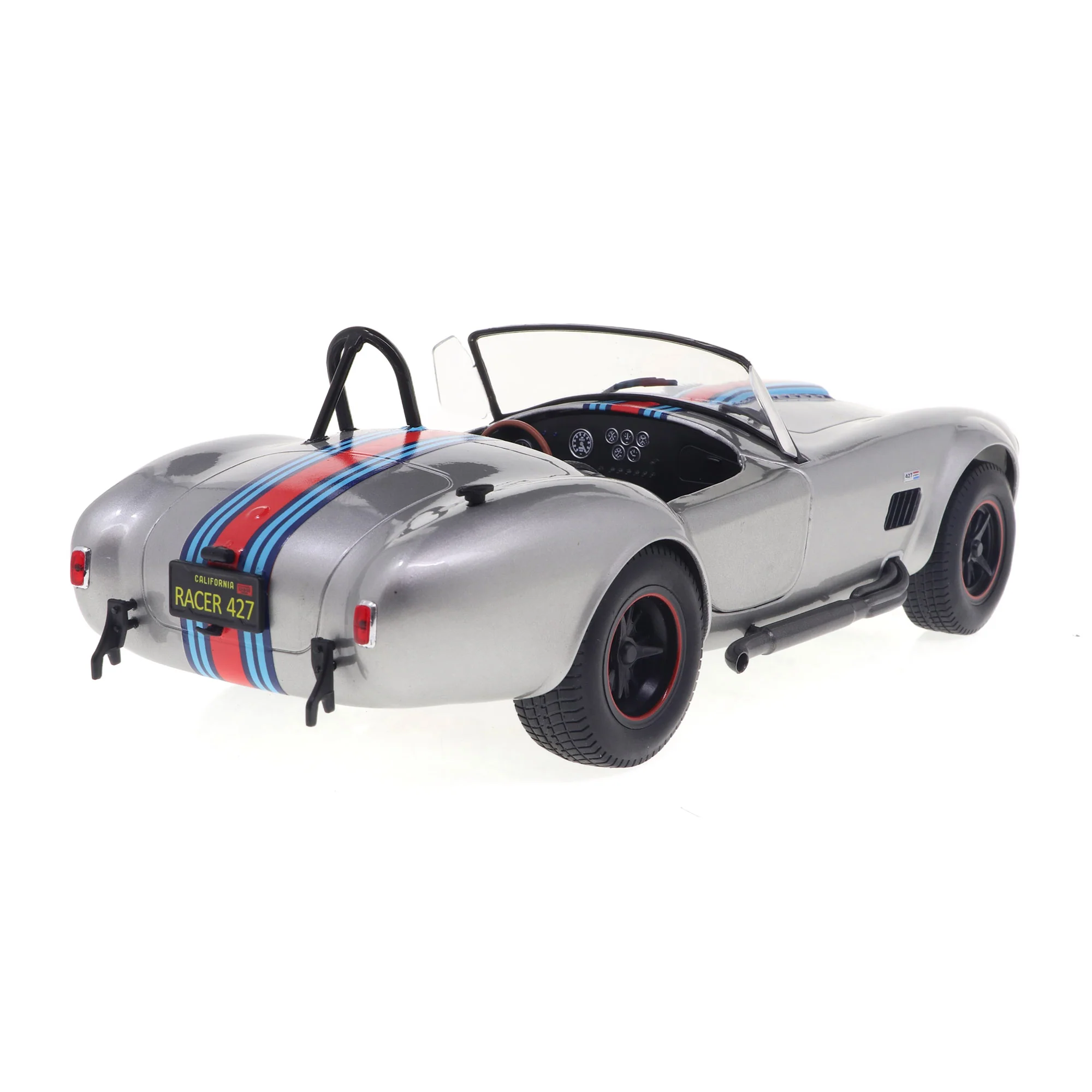 Solido 1965 Shelby Cobra 427 Mkii Solido Works M Racing Silver 1:18 - Image 2