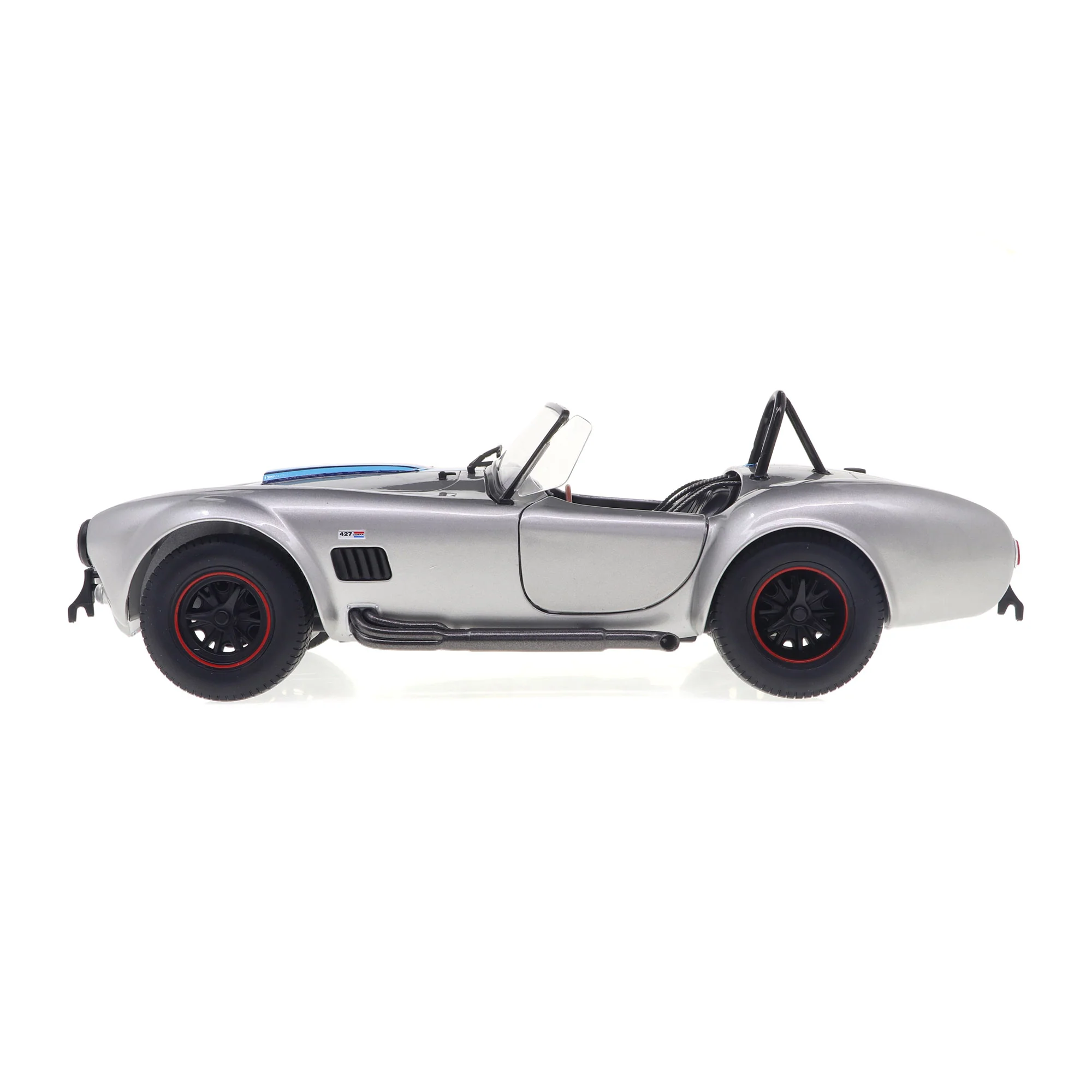 Solido 1965 Shelby Cobra 427 Mkii Solido Works M Racing Silver 1:18 - Image 3