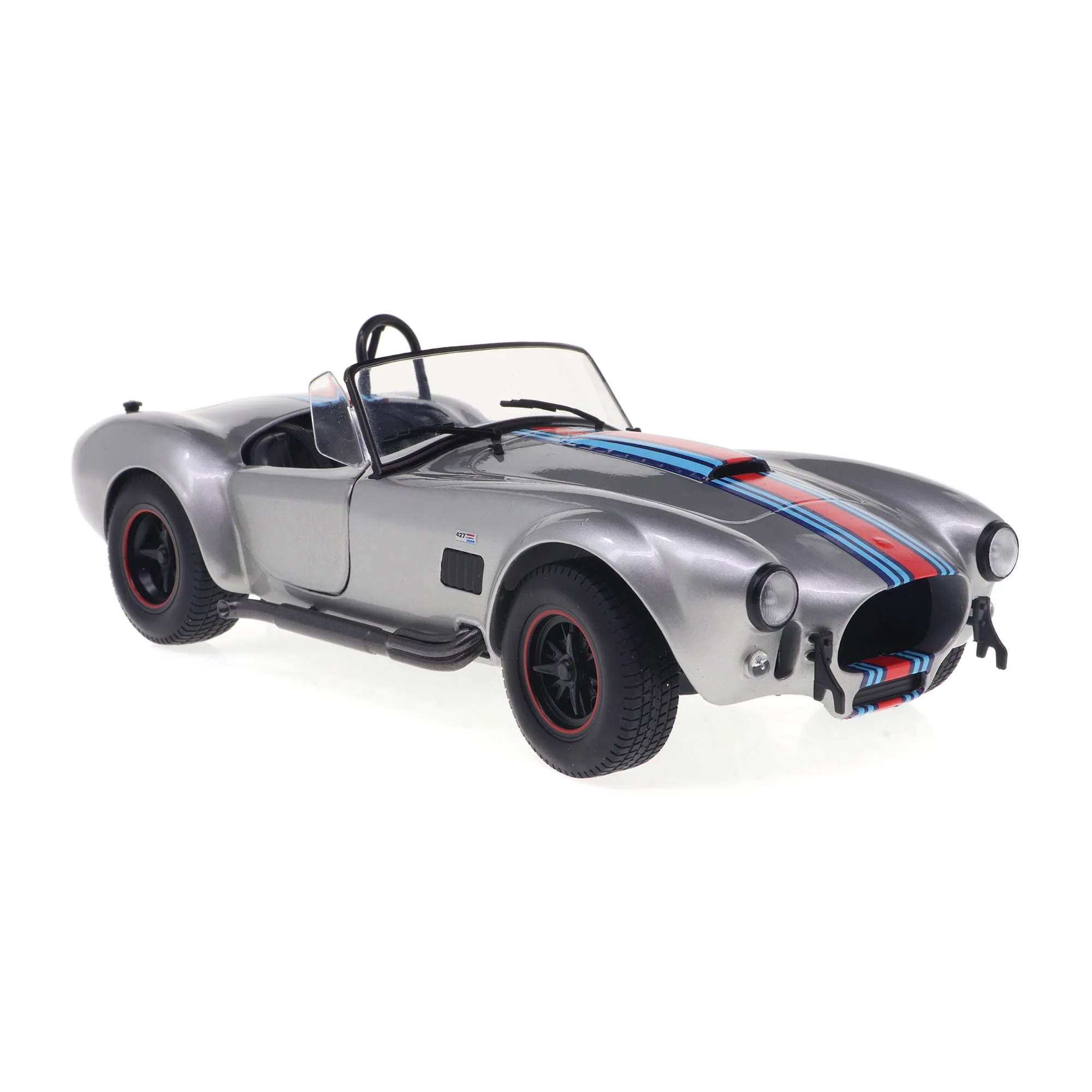 Solido 1965 Shelby Cobra 427 Mkii Solido Works M Racing Silver 1:18 - Image 7