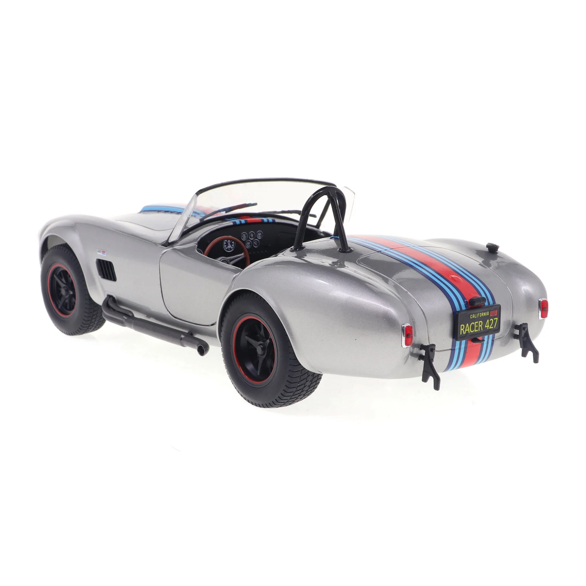 Solido 1965 Shelby Cobra 427 Mkii Solido Works M Racing Silver 1:18 - Image 8