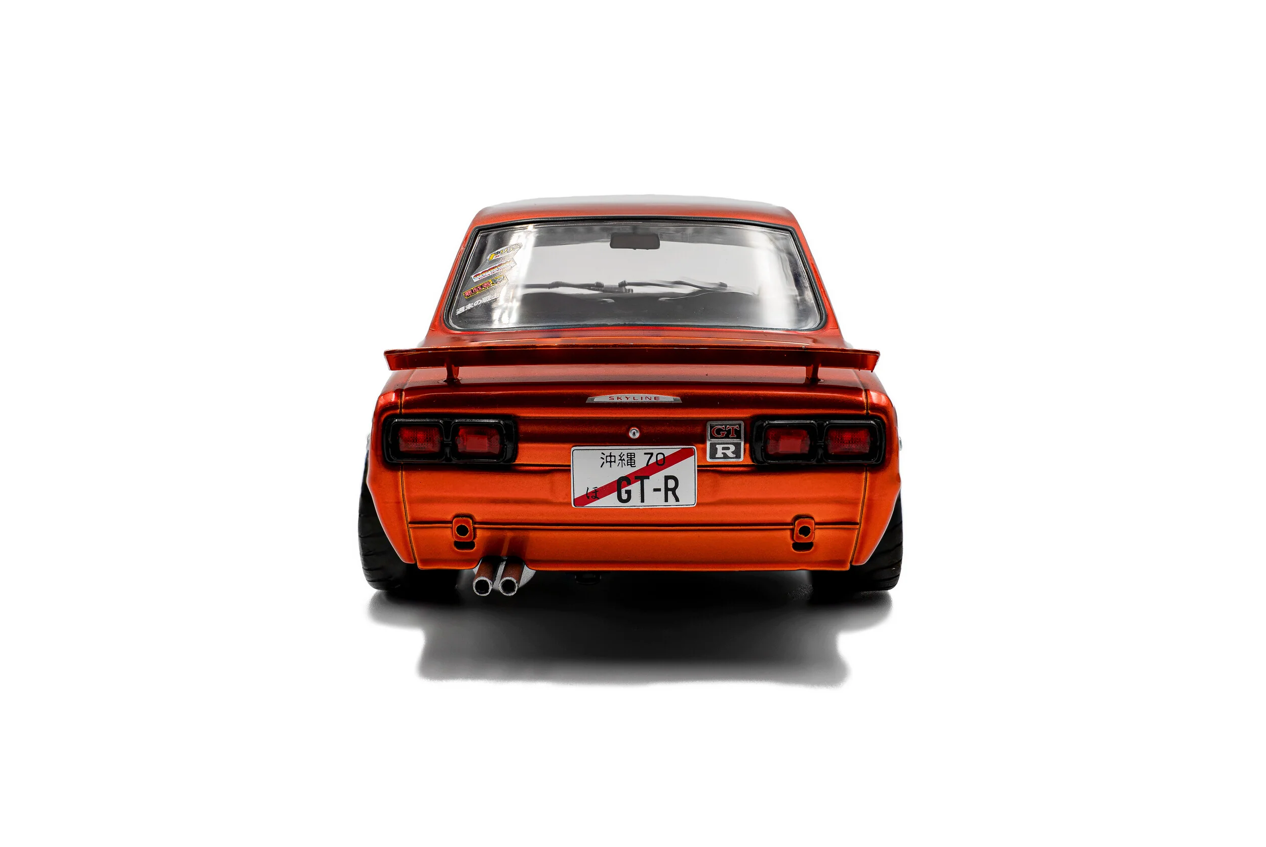 Solido 1970 Nissan Skyline (C10) Hakosuka Orange 1:18 - Image 3
