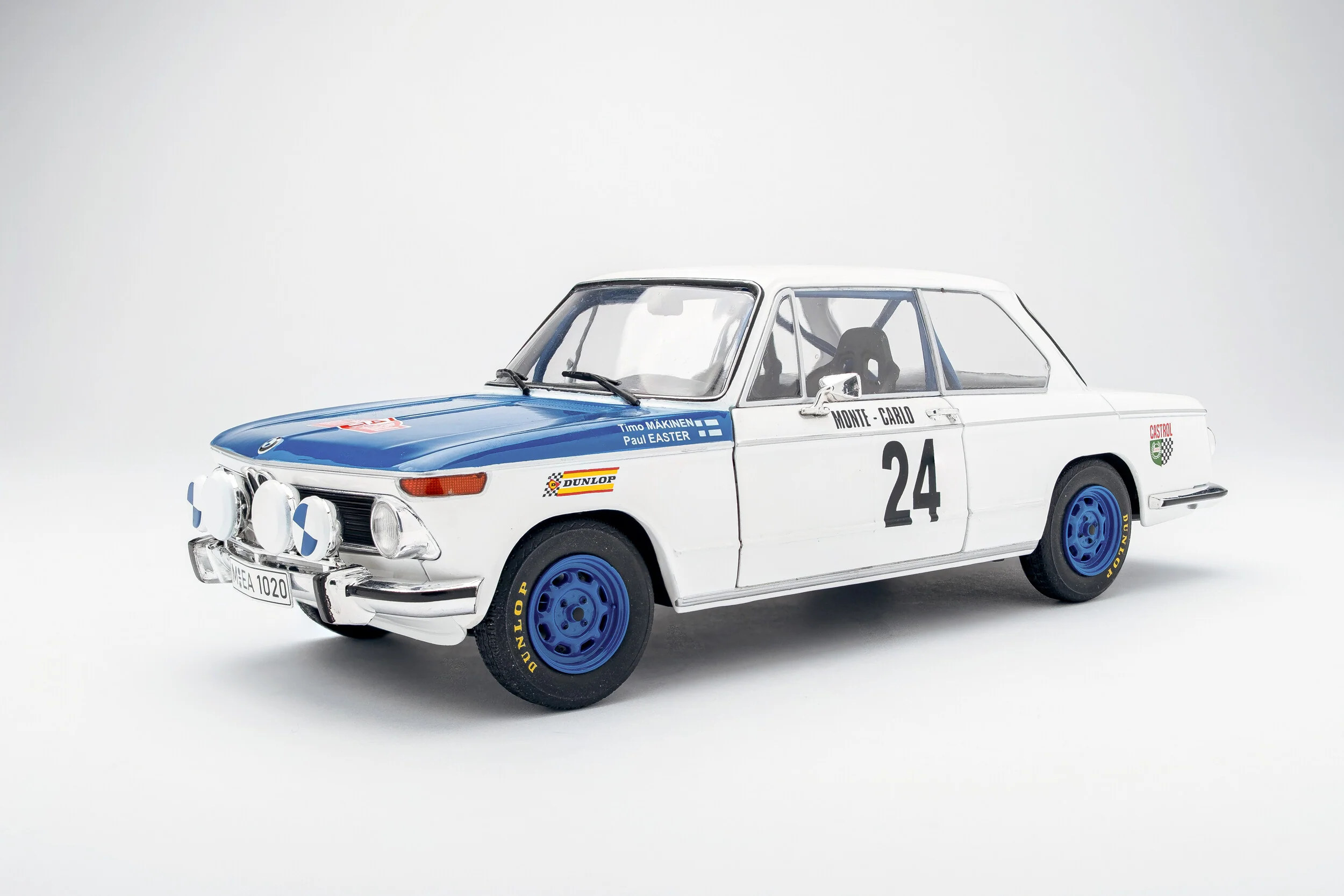 Solido BMW 2002 Tii No 24 Rally Monte Carlo 1969 1:18