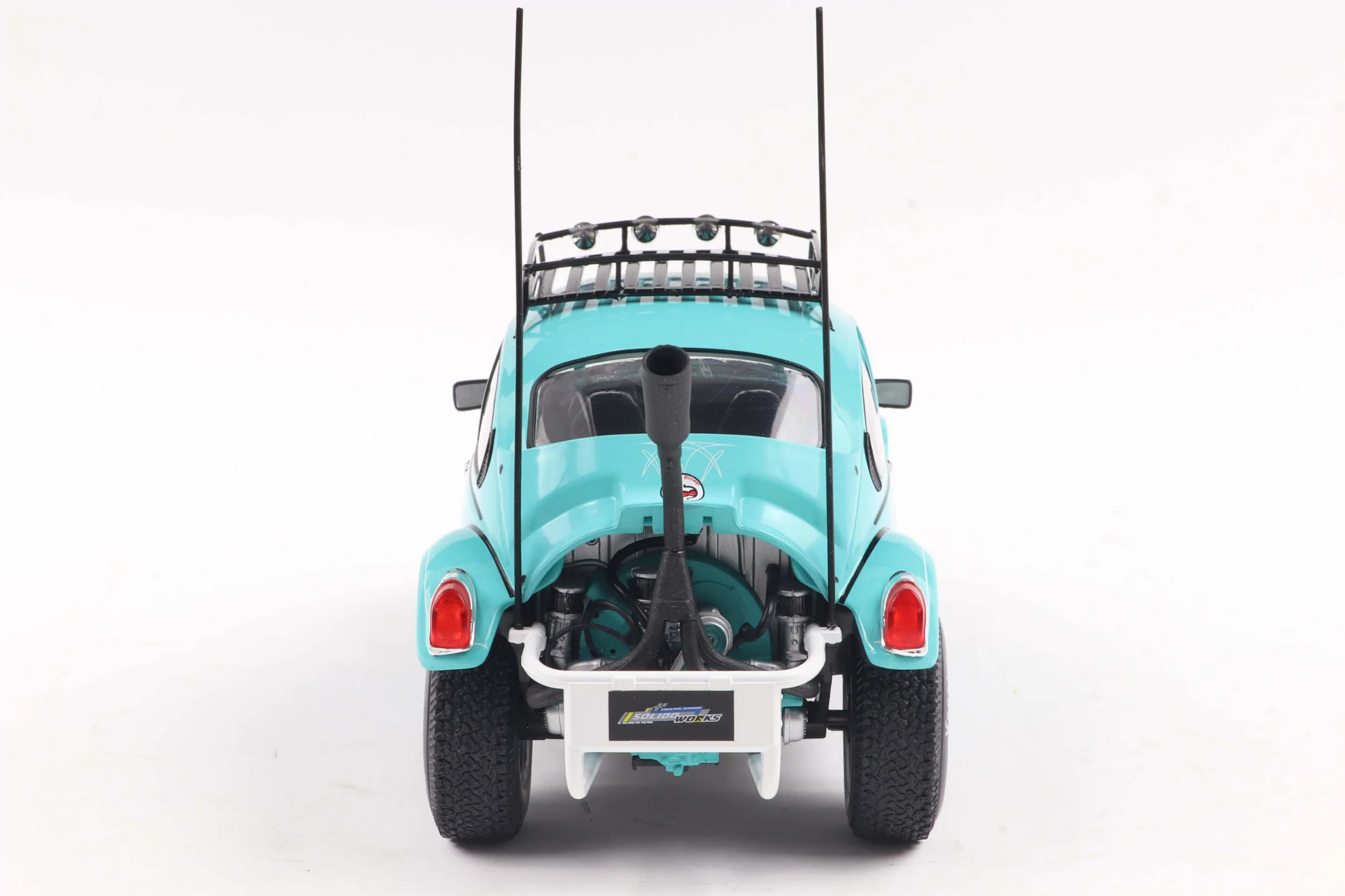 Solido 1976 Volkswagen Beetle Baja All Road Miami Green 1:18 - Image 3