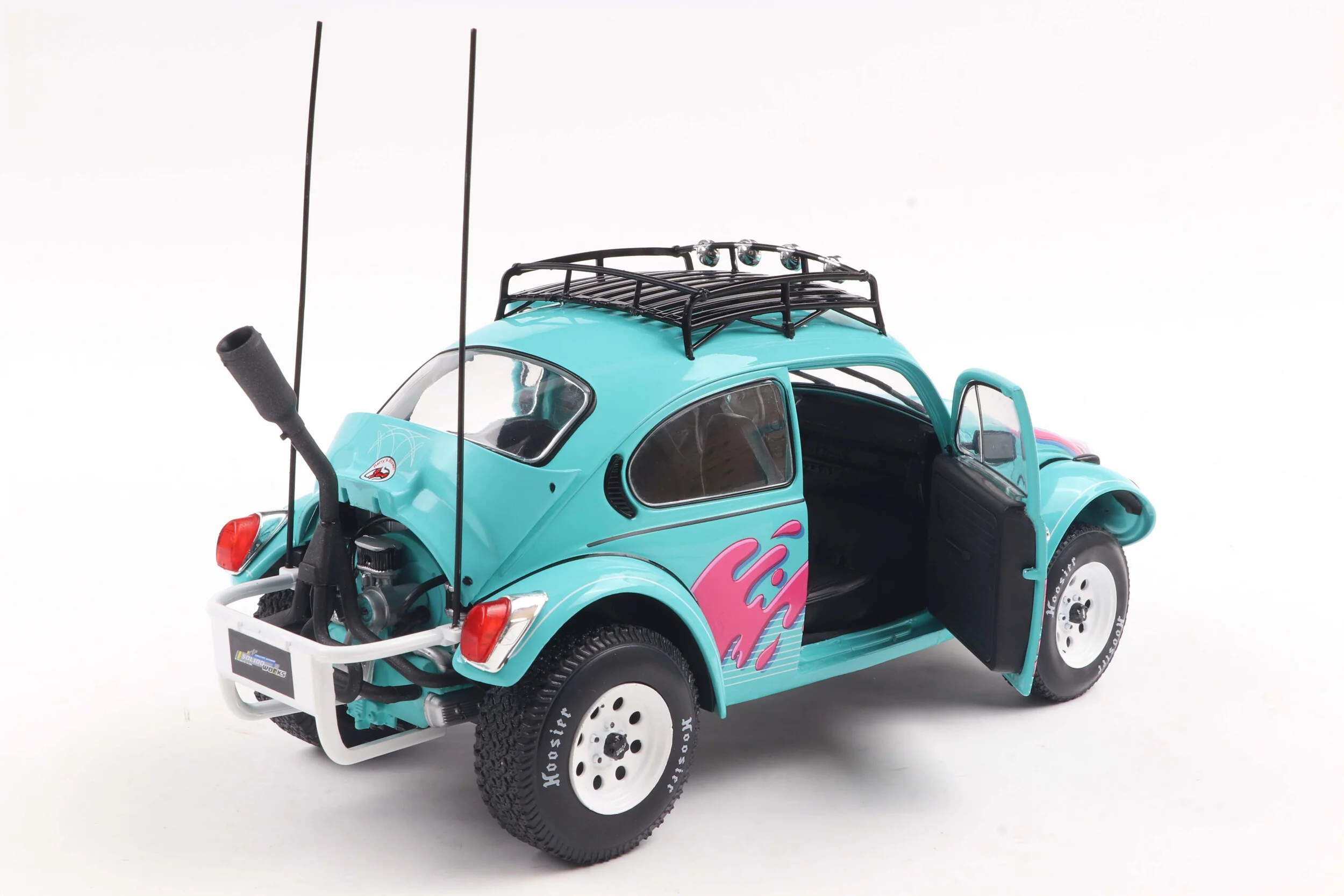 Solido 1976 Volkswagen Beetle Baja All Road Miami Green 1:18 - Image 9