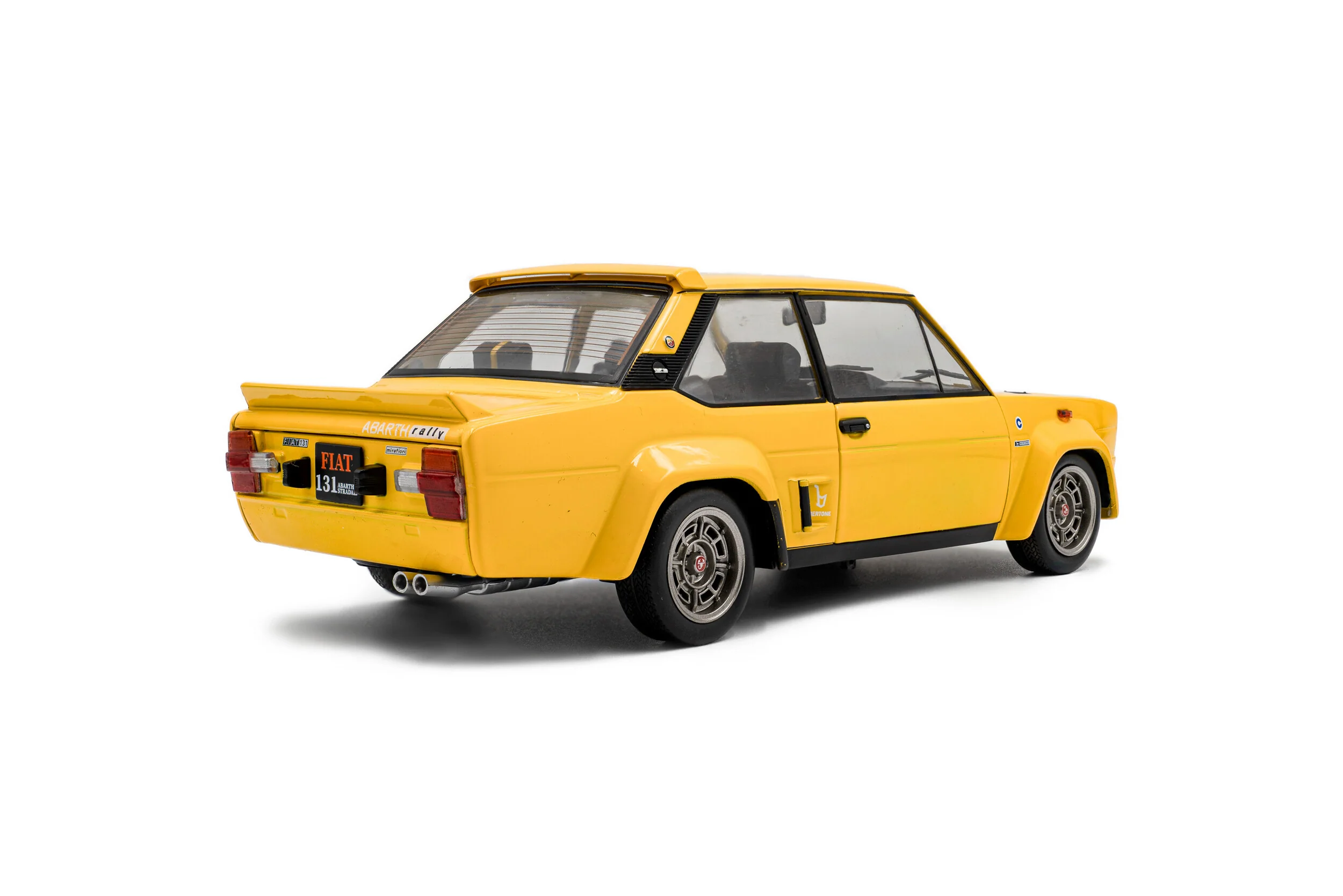 Solido 1980 Fiat 131 Abarth Rally Yellow 1:18 - Image 2