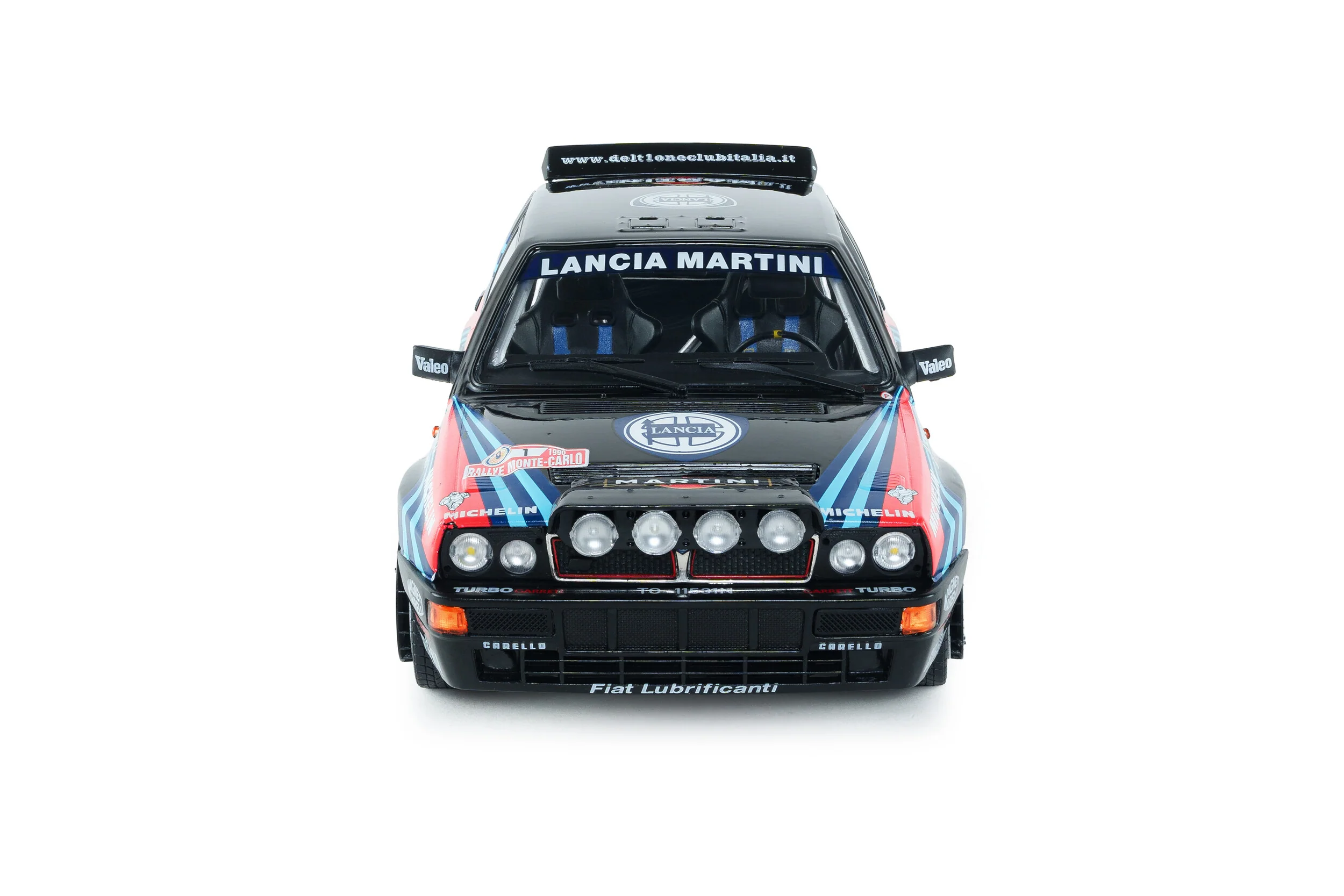 Solido 1990 Lancia Delta HF Integrale Tribute to Biason Rallye Montecarlo Black 1:18 - Image 7