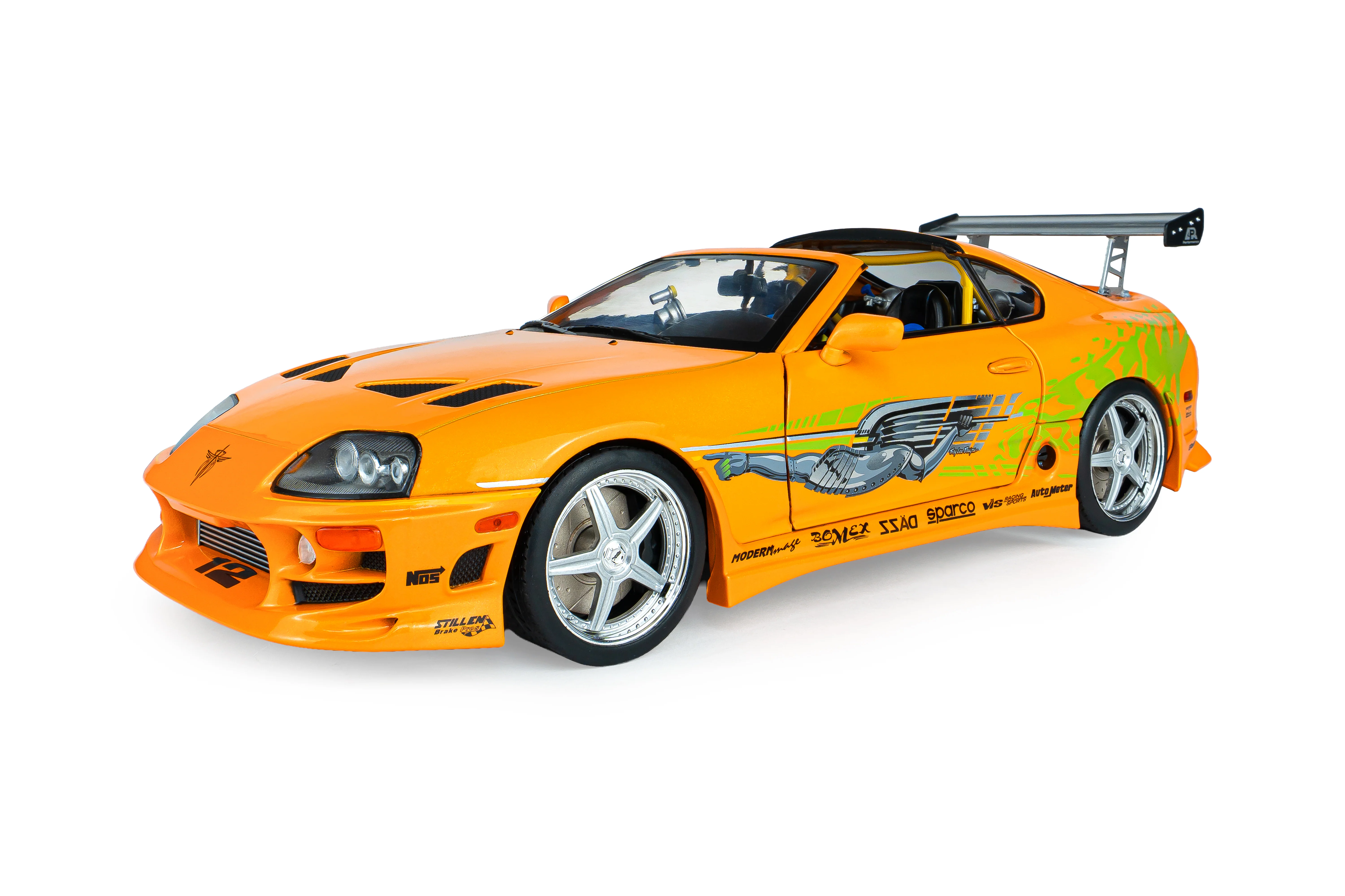 Solido 1993 Toyota Supra MK4 (A80) "Fast & the Furious" Orange Pearl 1:18 - Image 2