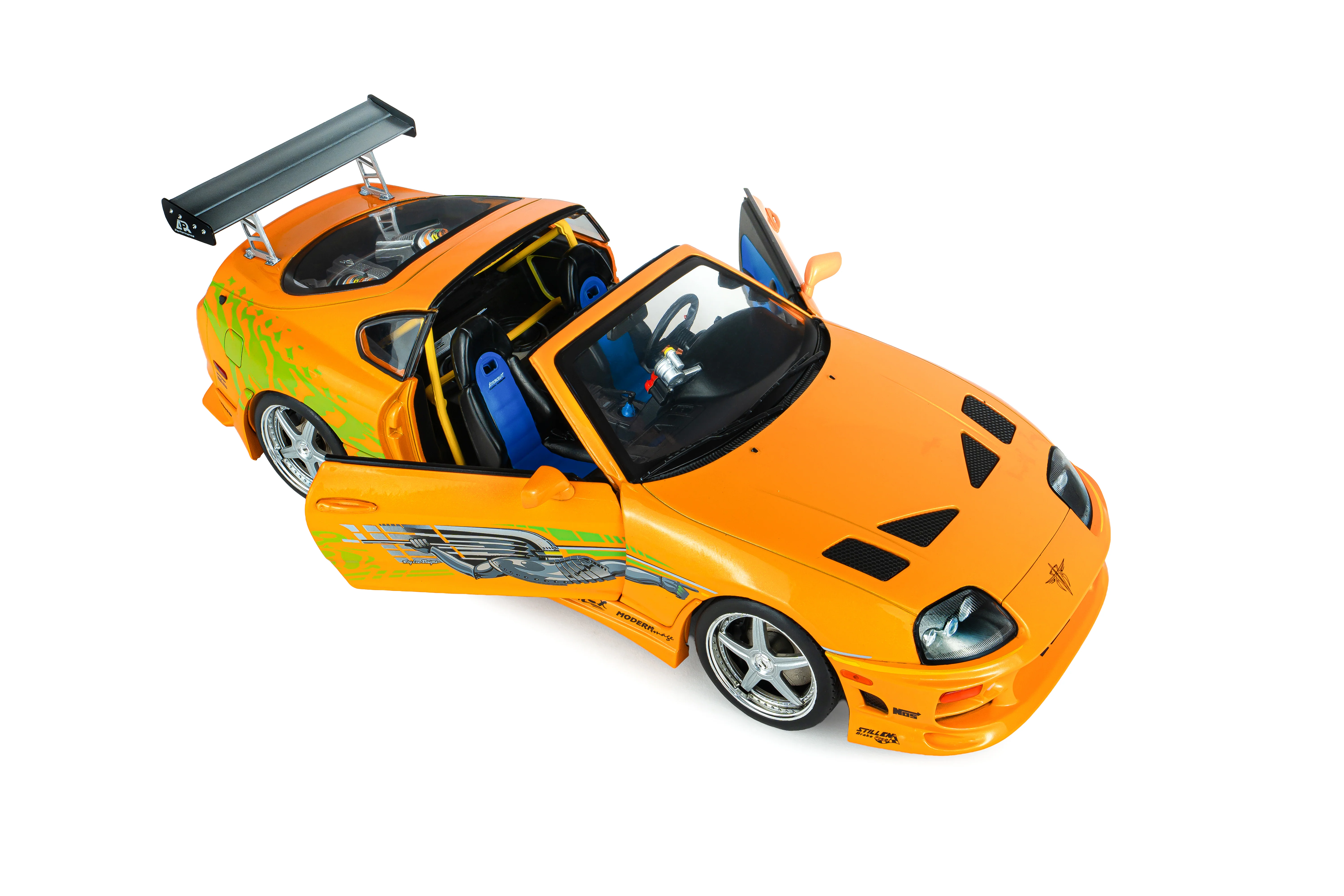 Solido 1993 Toyota Supra MK4 (A80) "Fast & the Furious" Orange Pearl 1:18 - Image 7
