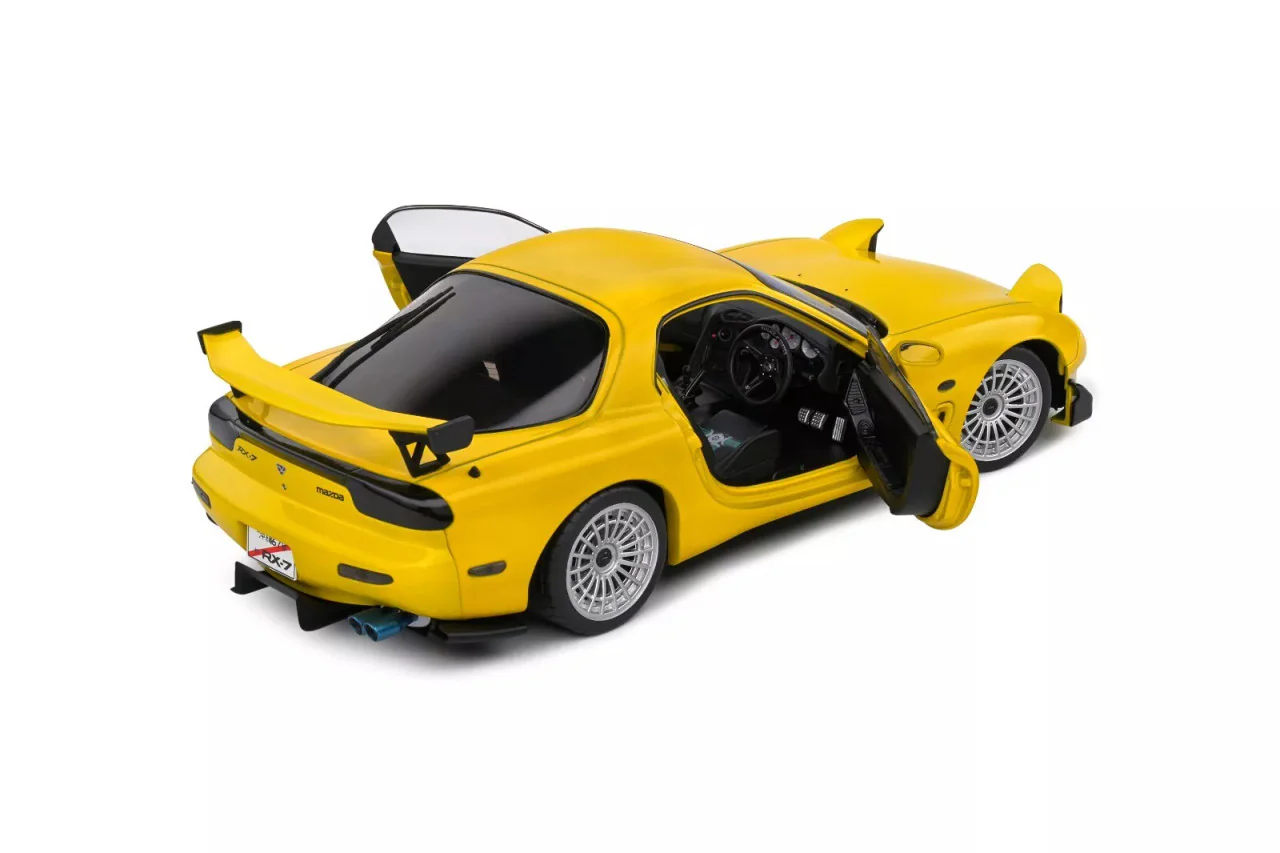 Solido 1994 Mazda RX7 FD RS Streetfighter Yellow 1:18 - Image 7