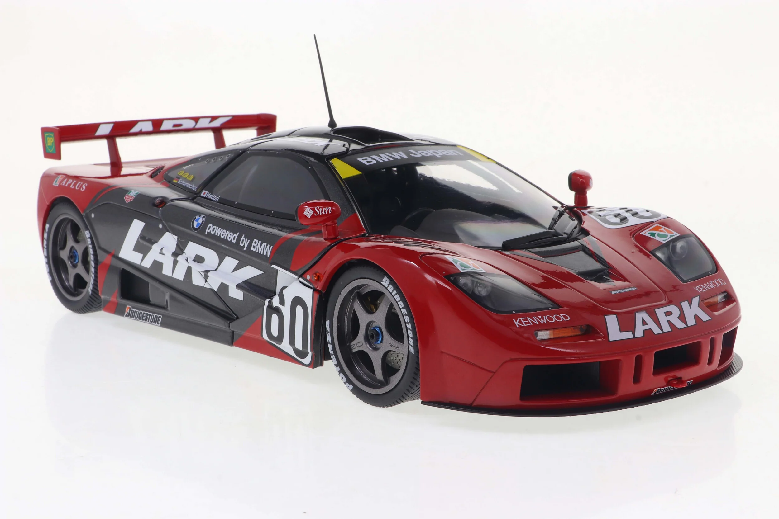 Solido 1995 Mclaren F1 GTR 6.1L V12 Short Tail Team Lark #60 JGTC Season 1996 Red Black 1:18 - Image 3